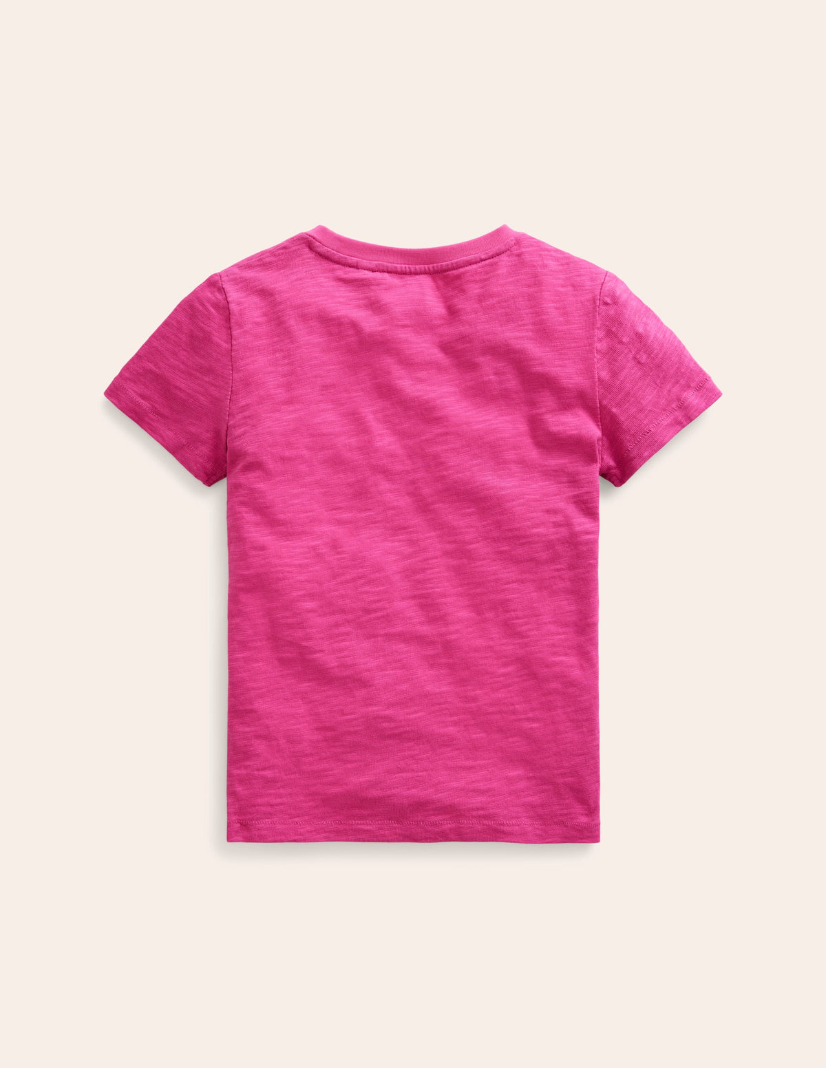 Washed Slub T-shirt-Amazing Pink-2