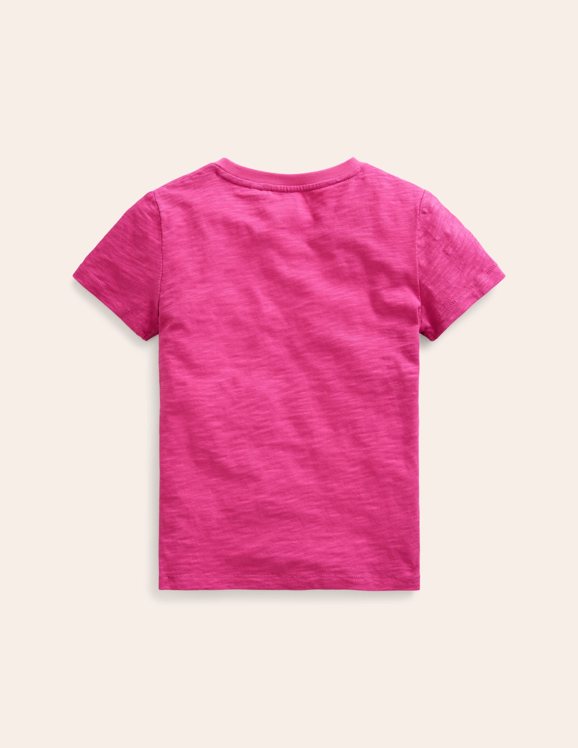 Washed Slub T-shirt-Amazing Pink - Image 2