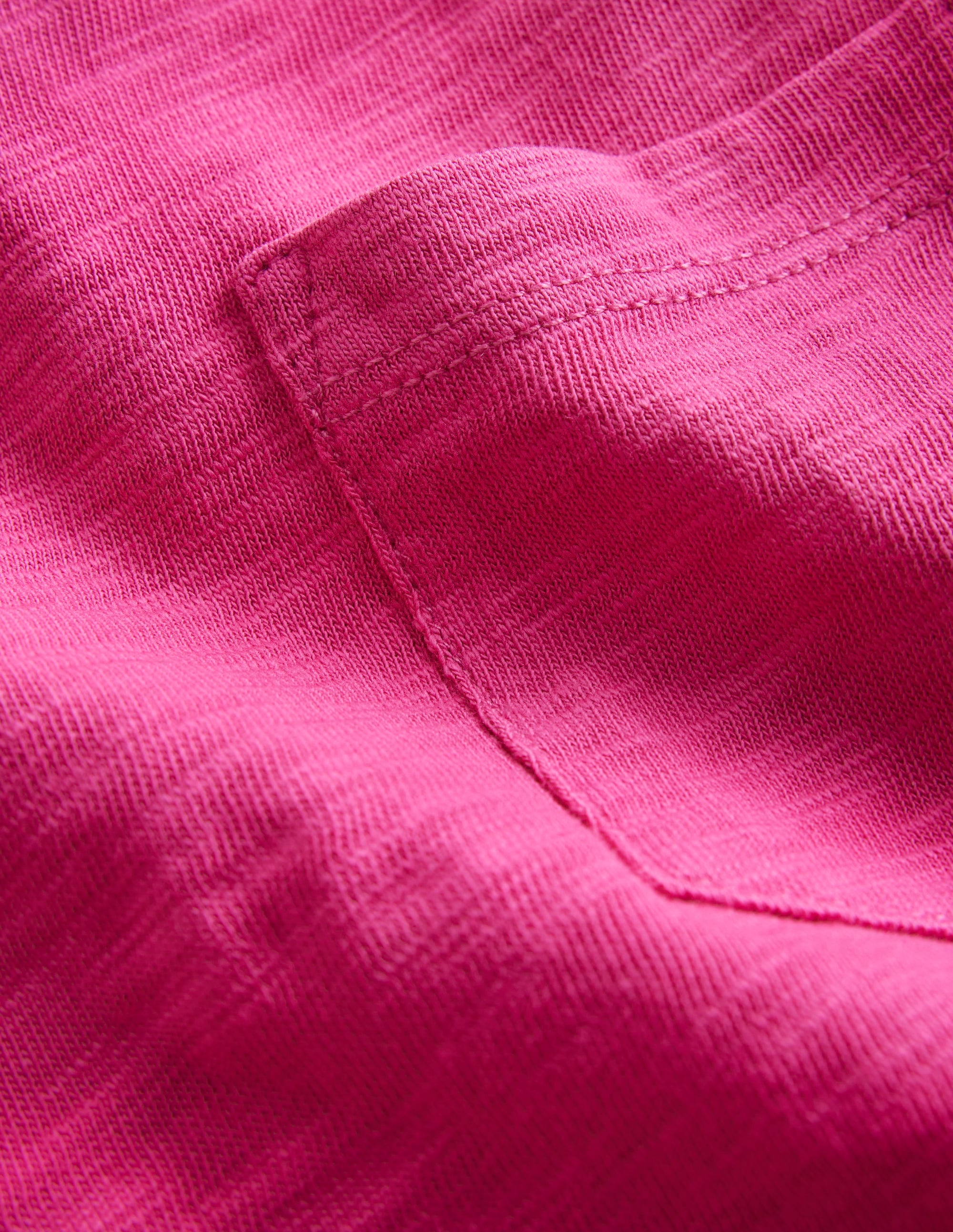 Washed Slub T-shirt-Amazing Pink - Image 3