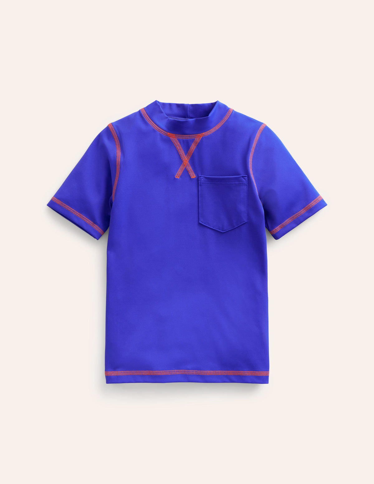 Short Sleeve Rash Guard-Blue Heron - Image 1