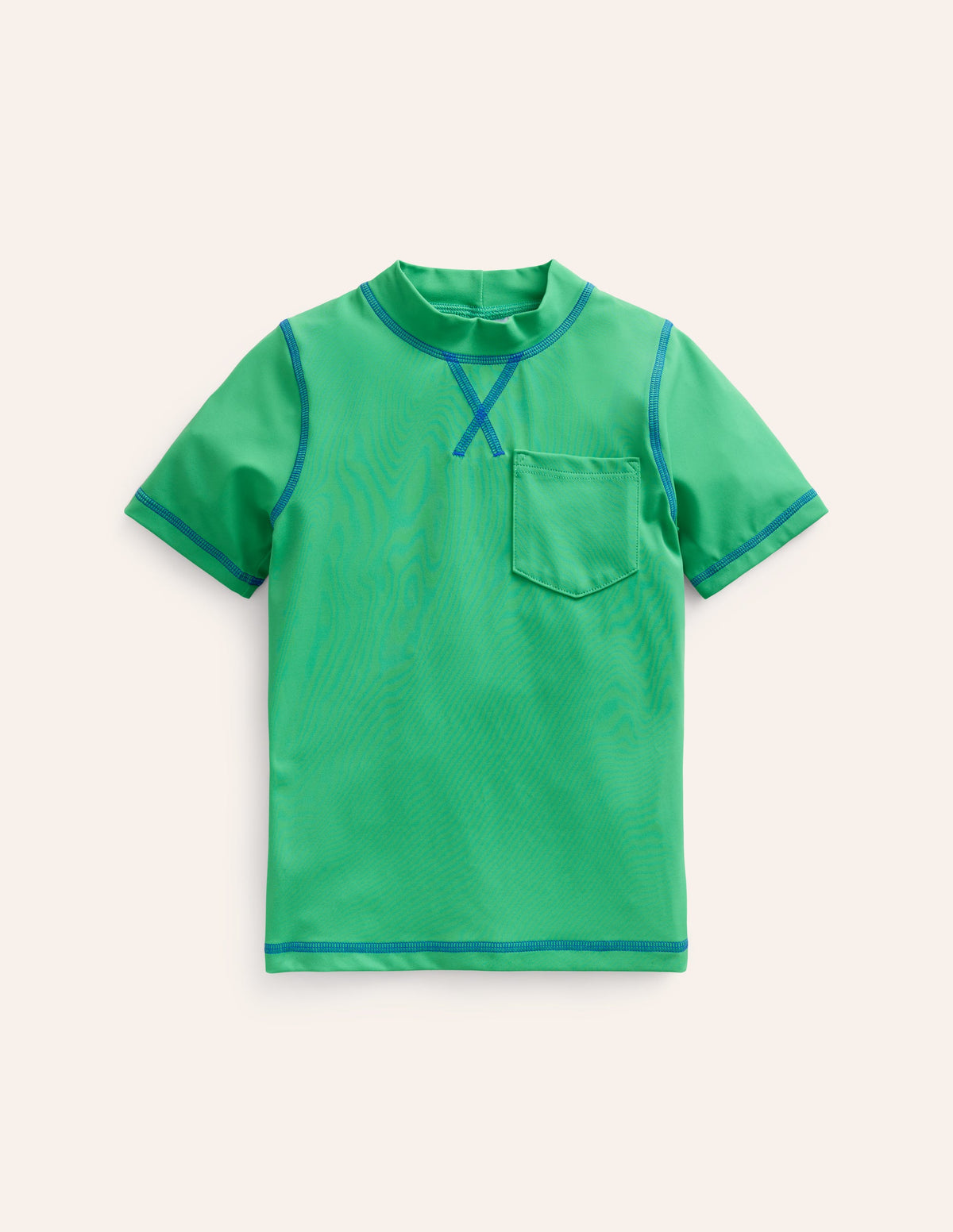 Short Sleeve Rash Guard-Pea Green - Image 1