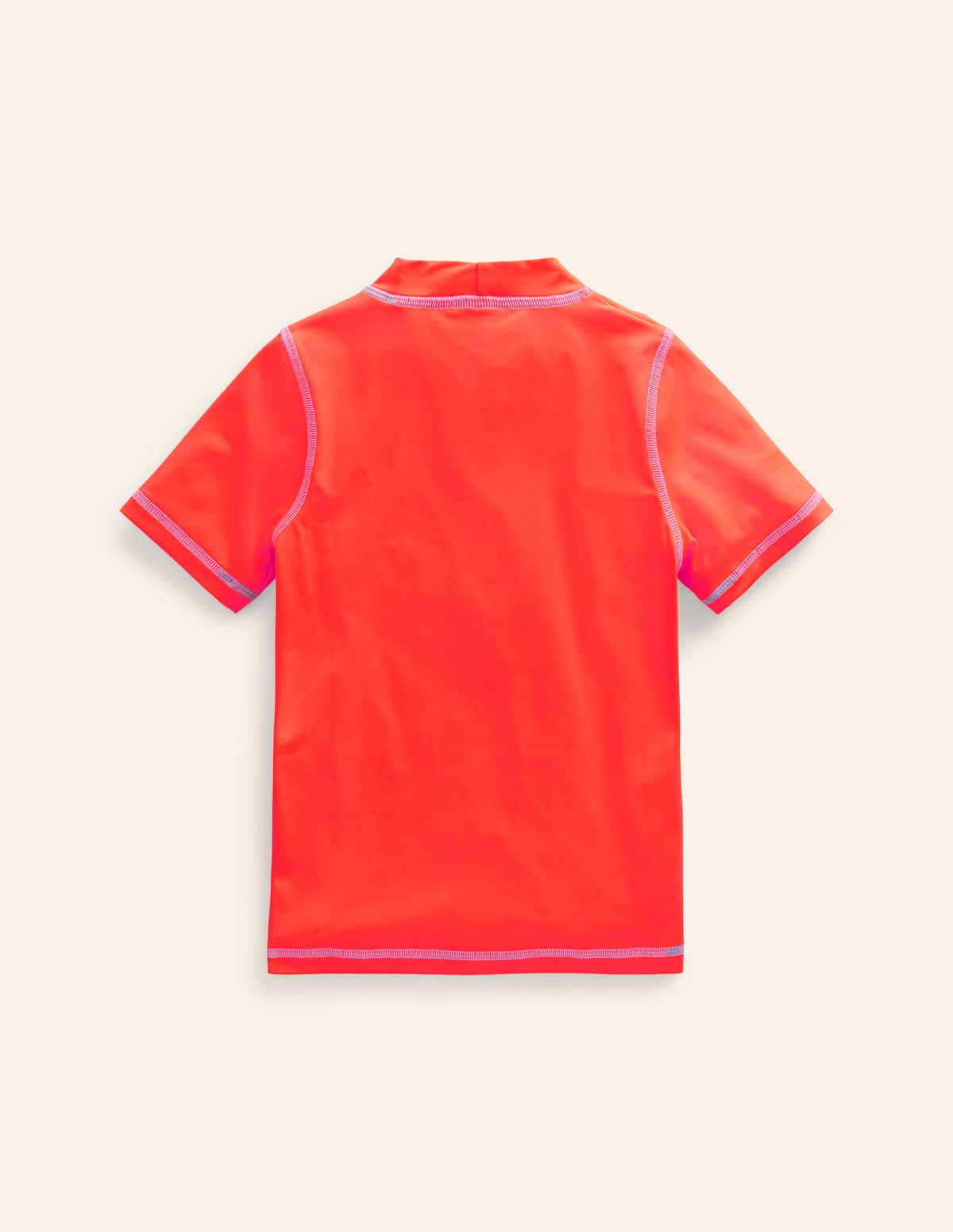 Short Sleeve Rash Guard-Paradise Orange - Image 2