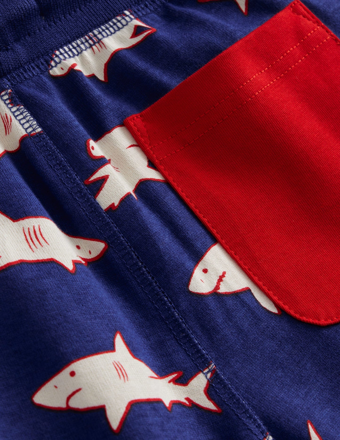 Jersey Baggies-Sapphire Blue Sharks