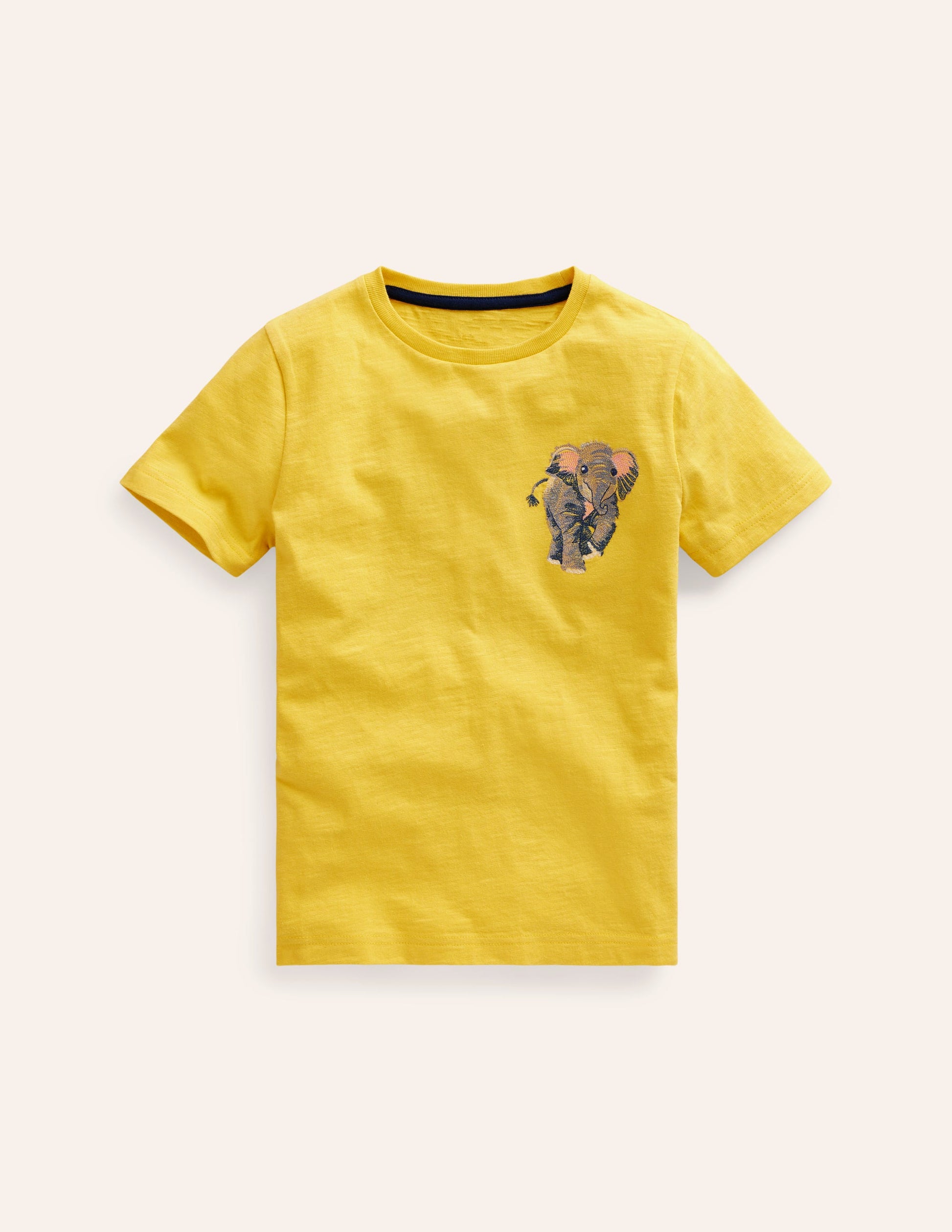 Superstitch Logo T-Shirt-Zest Yellow Elephant-1