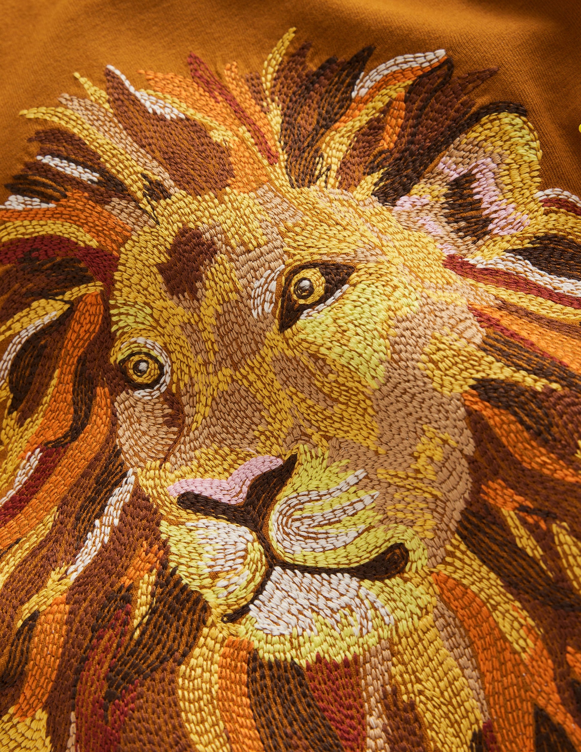 Superstitch Animal T-shirt-Roasted Chestnut Lion-3
