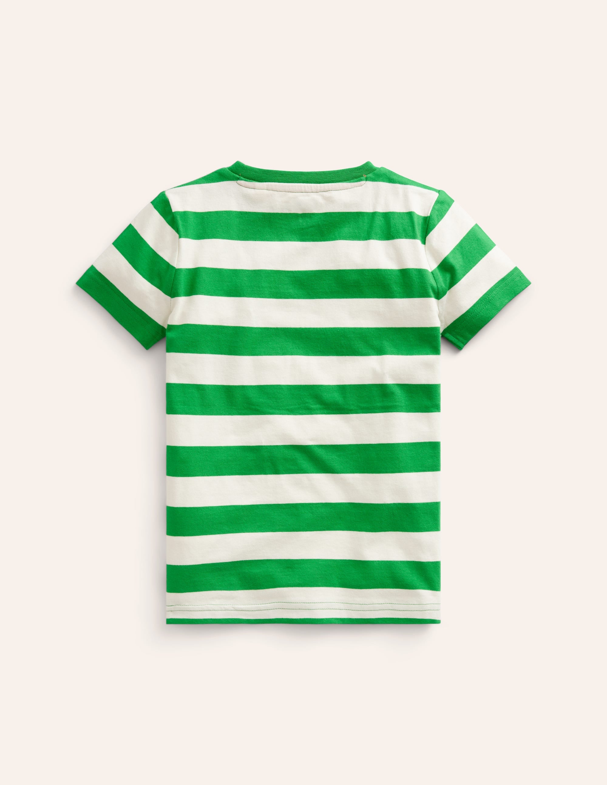Big Appliqué Logo T-shirt-Runner Bean Green/ Ivory Lynx - Image 2