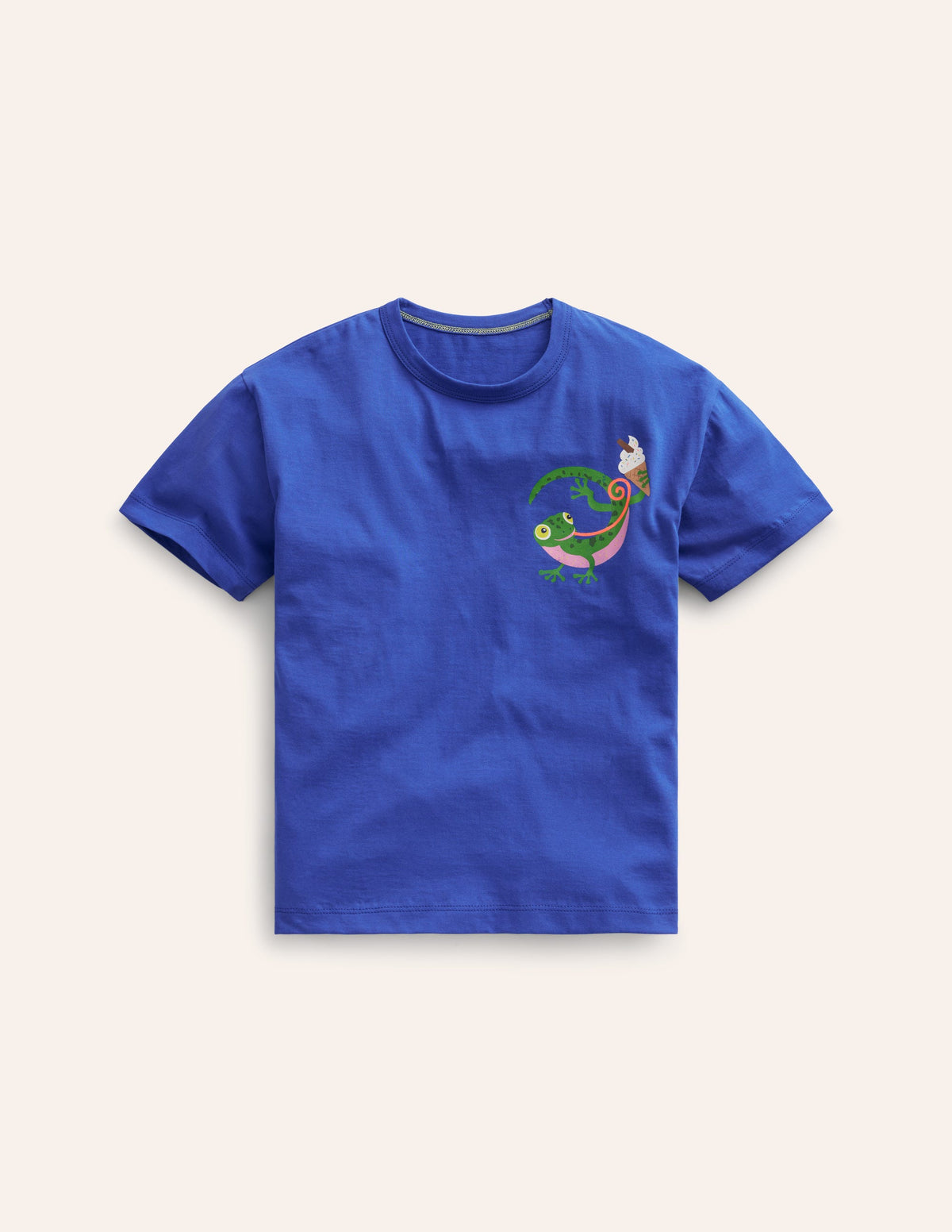 Chest Logo T-shirt-Bluing Gecko - Image 1