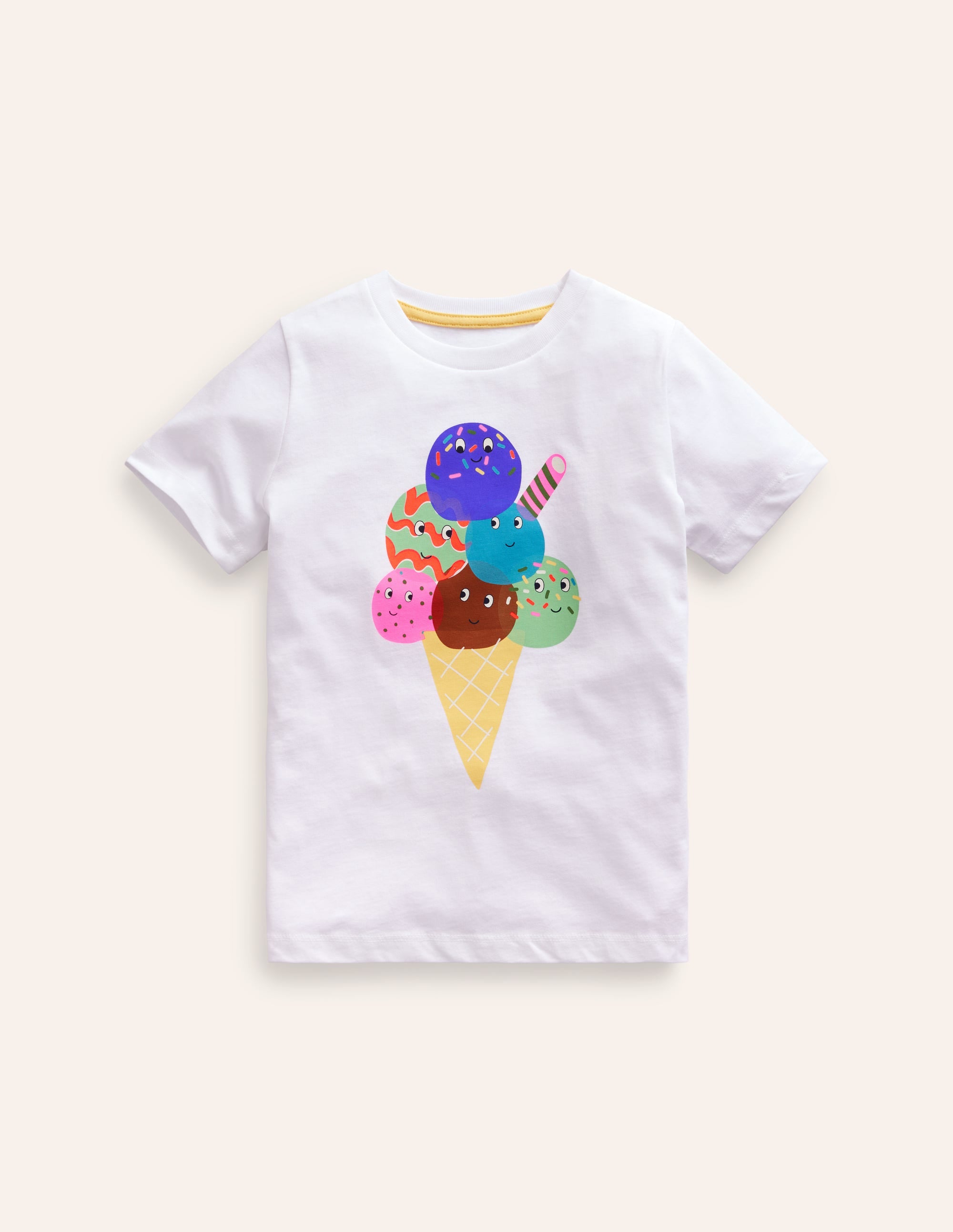 Ice cream T-shirt-White Ice Cream - Image 1
