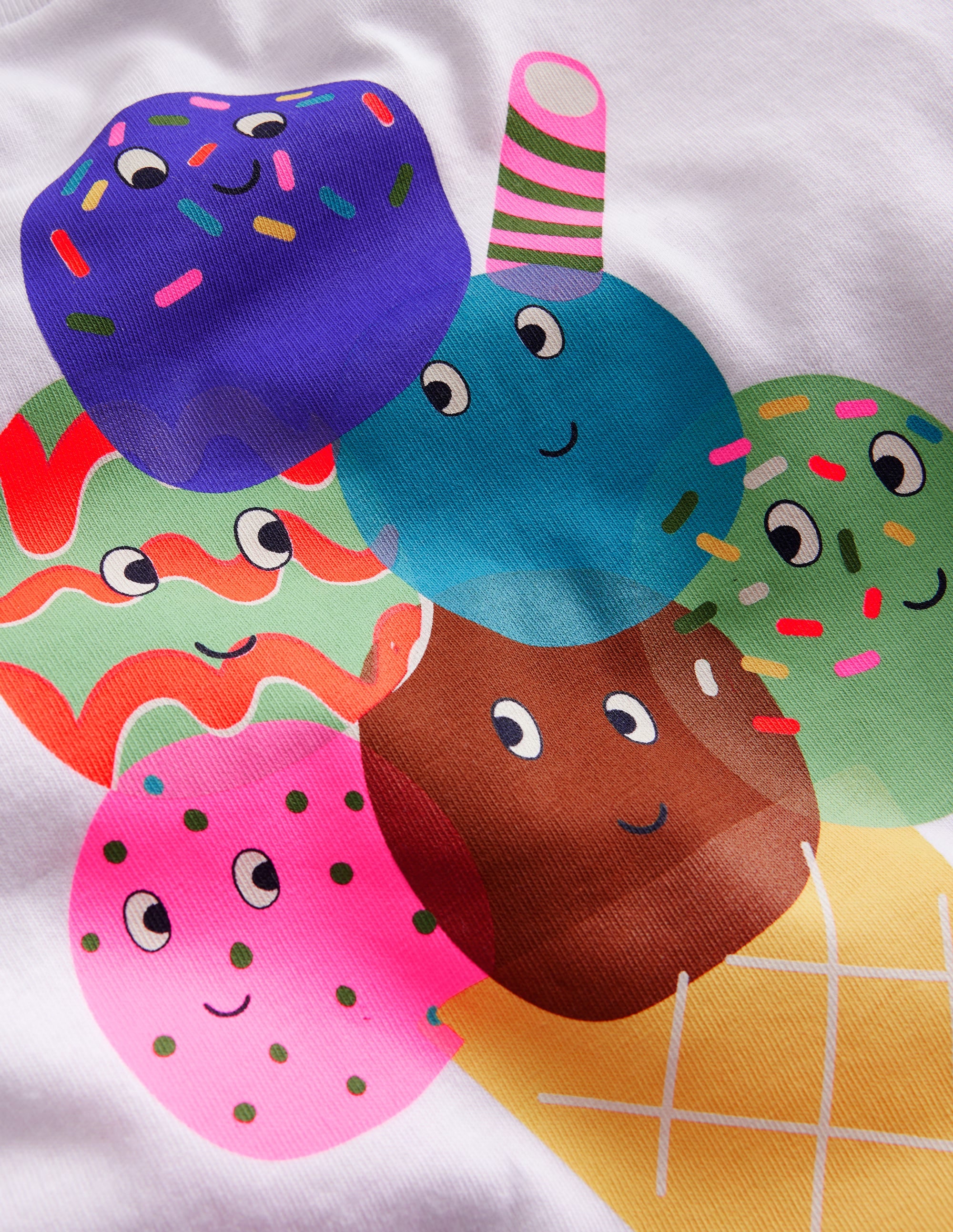 Ice cream T-shirt-White Ice Cream - Image 3
