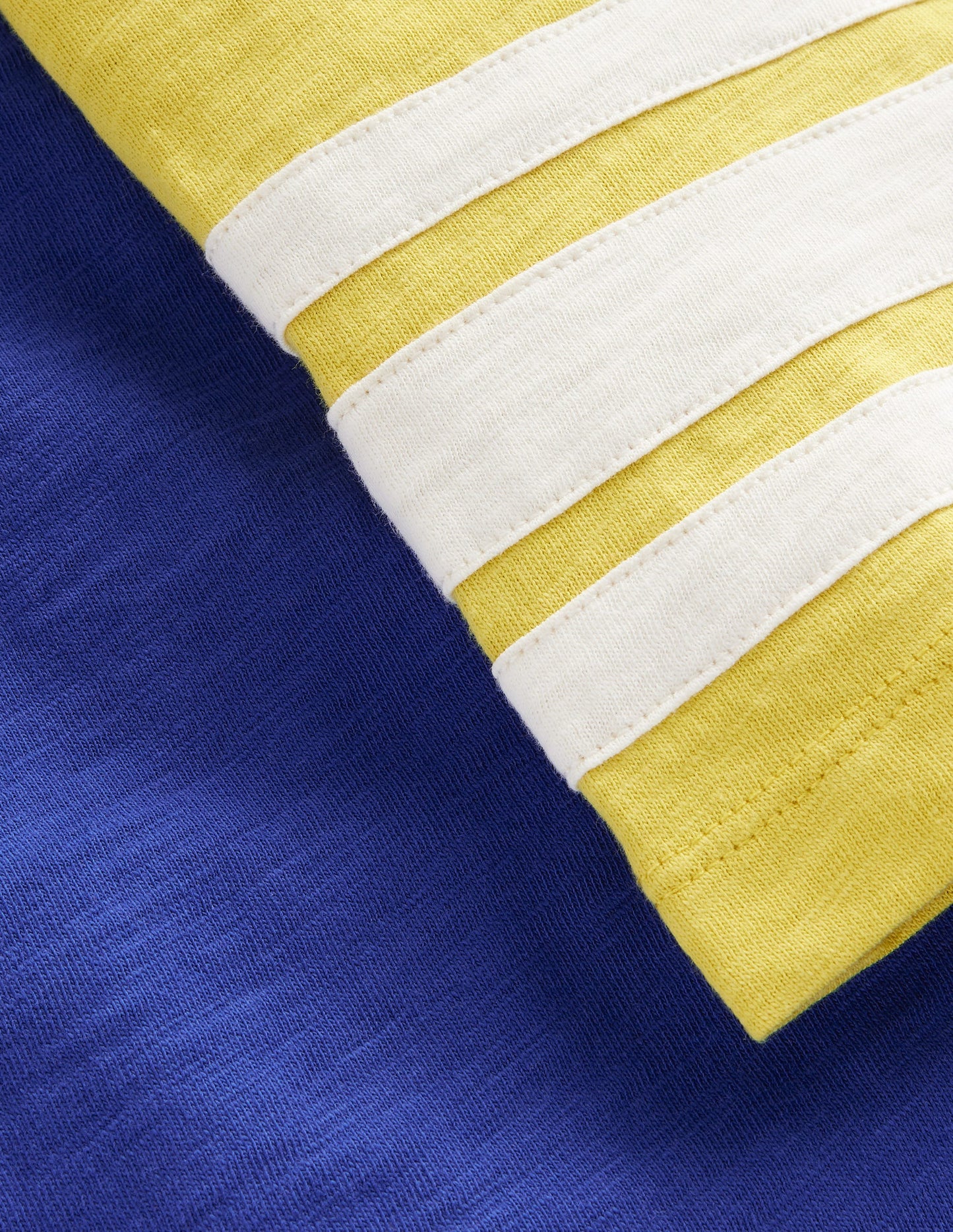 Short Sleeve Raglan T-shirt-Blue Heron/Gooseberry Yellow