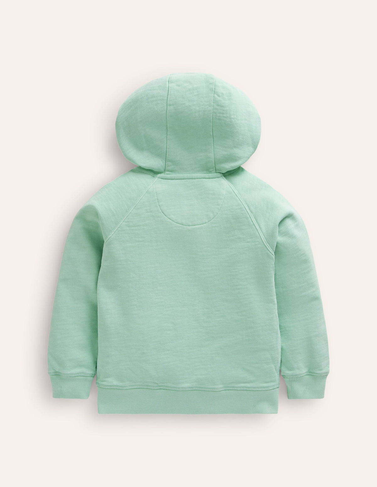 Garment Dye Zip-Through Hoodie-Pistachio Green - Image 2