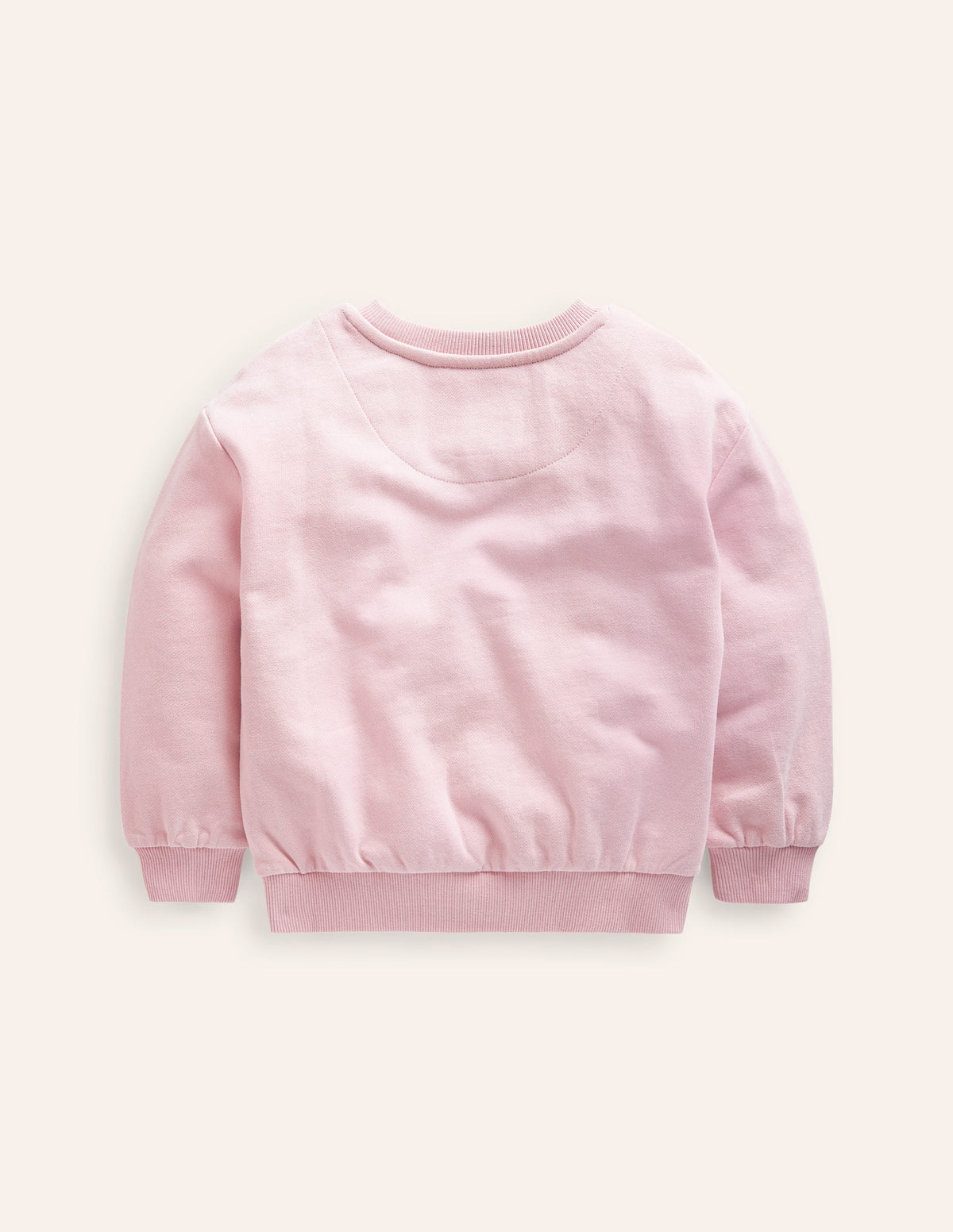 Printed Stripe Sweatshirt-Ballet Pink Multi Chest Stripe-2