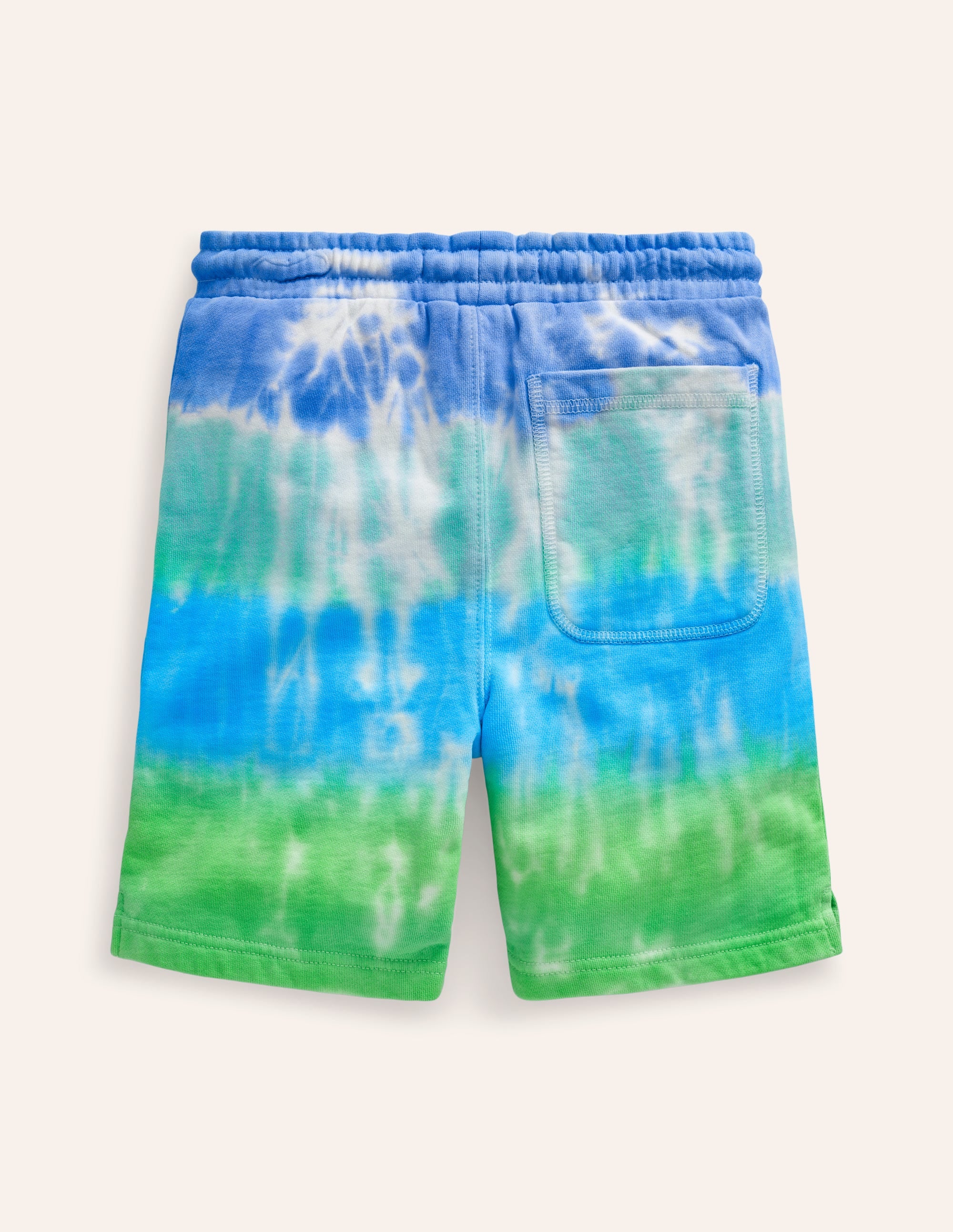 Printed Sweatshorts-Blue Tie Dye - Image 2
