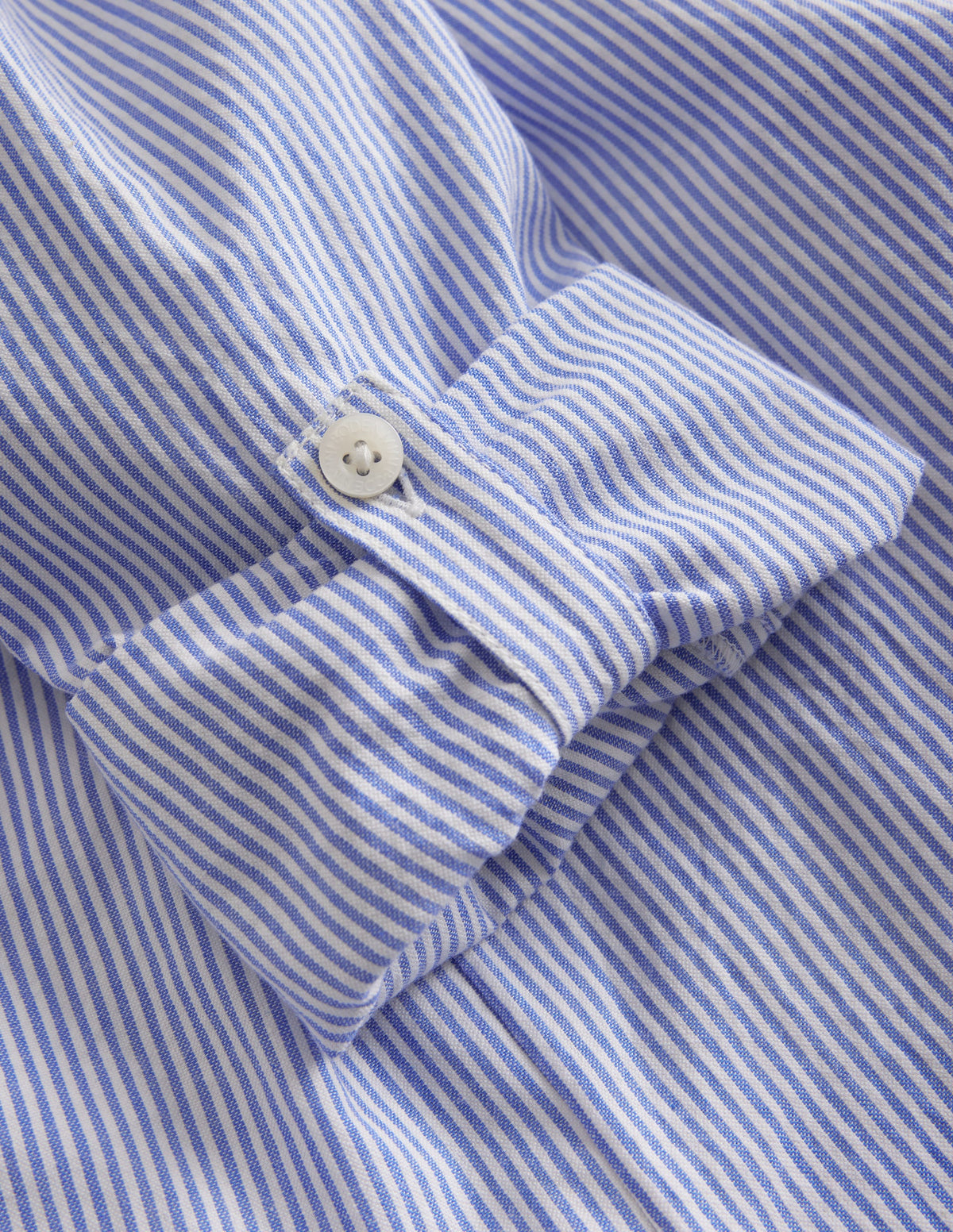 Grandad Shirt-Sapphire Blue Stripe - Image 3