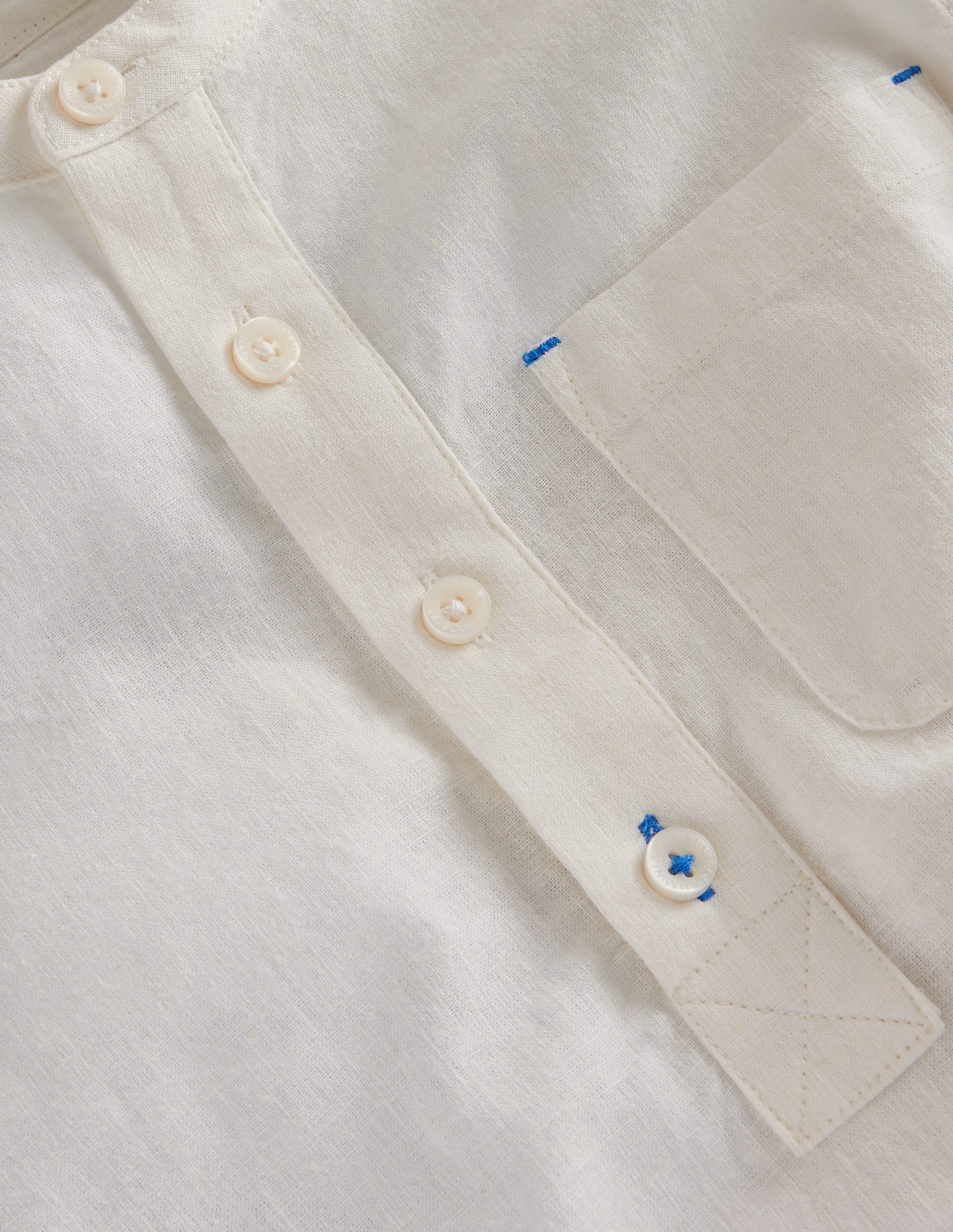 Grandad Shirt-White - Image 3