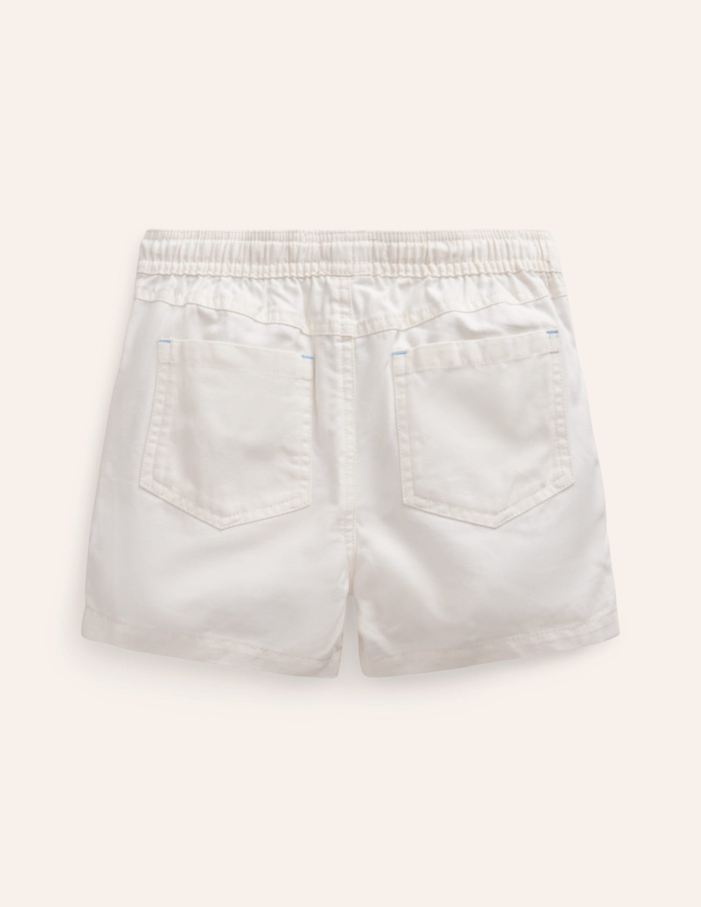 Pull-on Dock Shorts-White