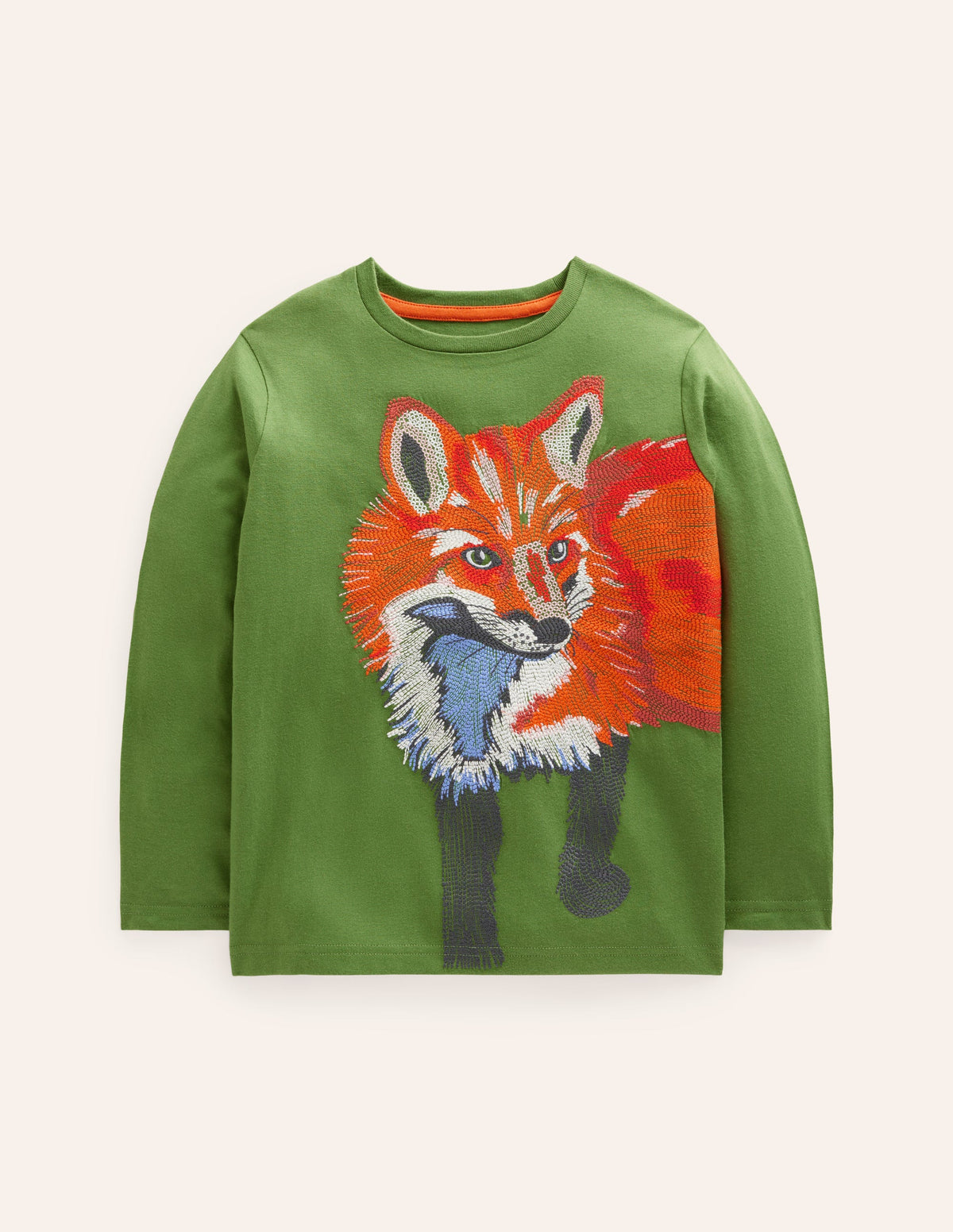Superstitch T-shirt-Leaf Green Fox - Image 1
