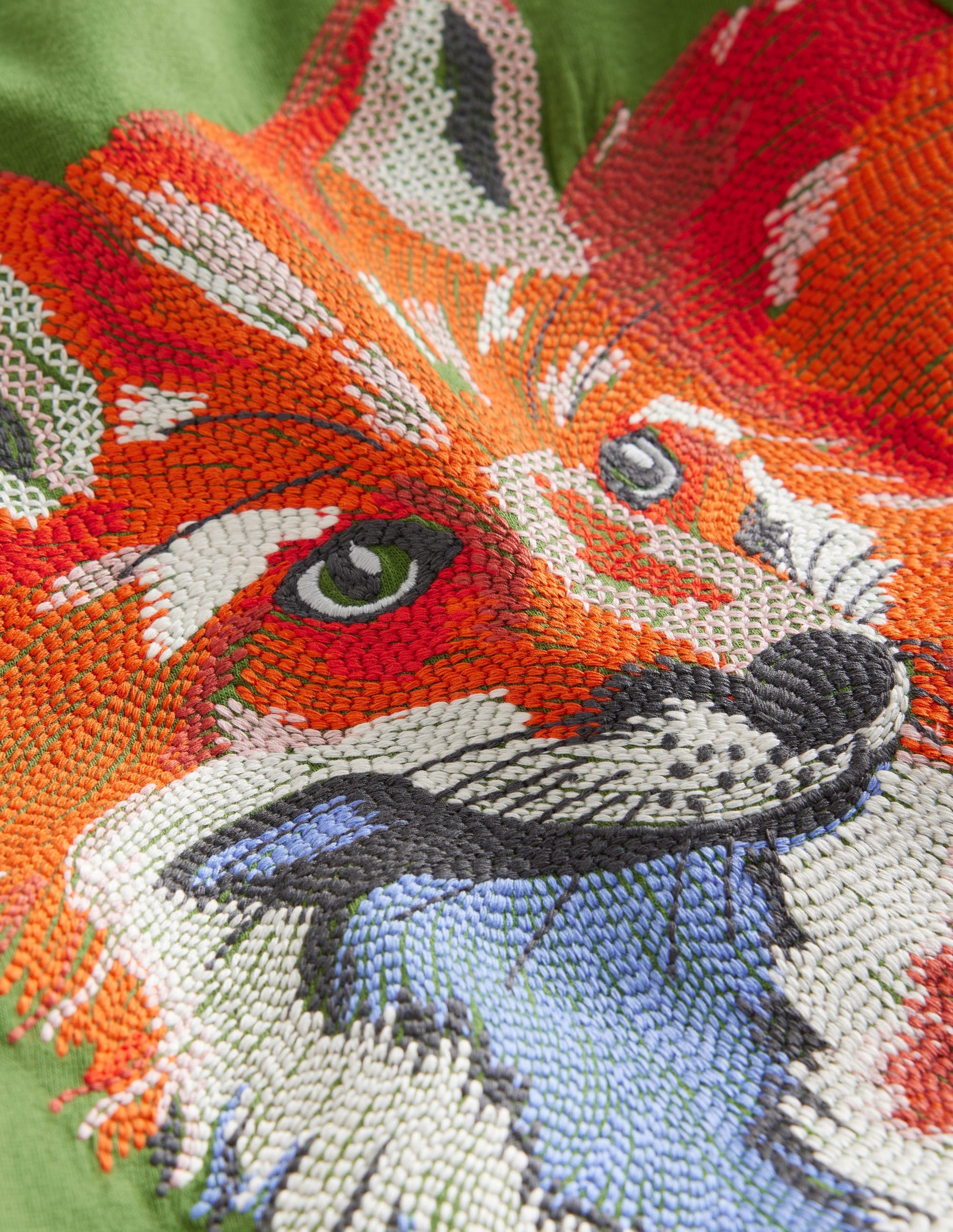 Superstitch T-shirt-Leaf Green Fox-3