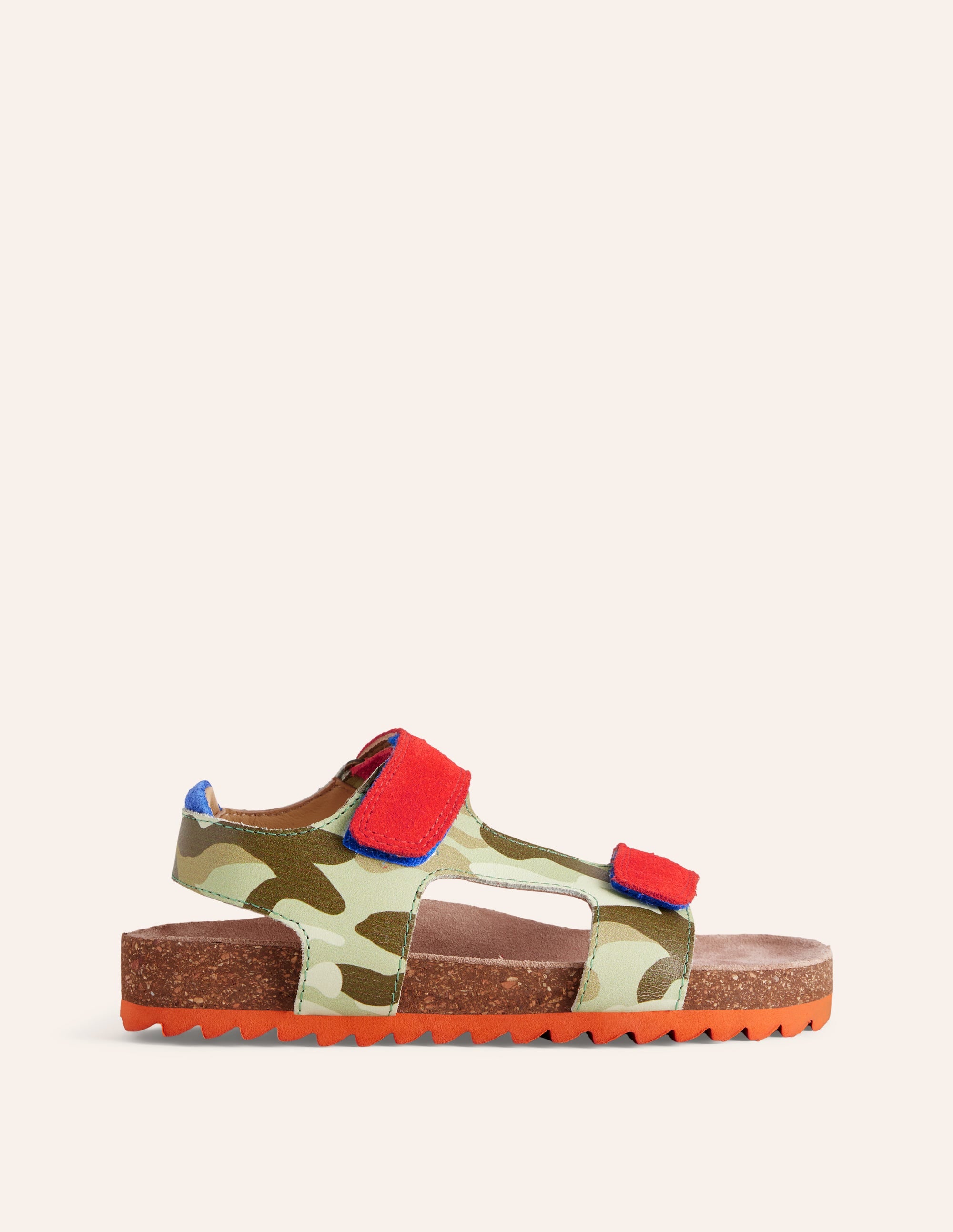 Leather Sandal-Camo Print - Image 1