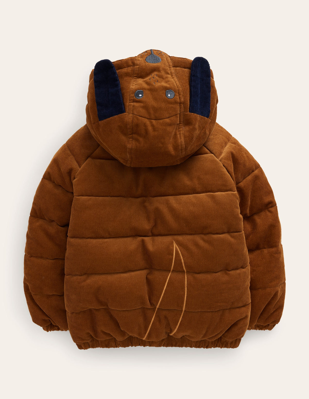 Novelty Padded Coat-Butterscotch Brown - Image 2