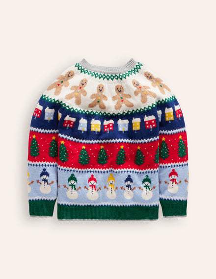 Fair Isle Sweater-All Over Christmas