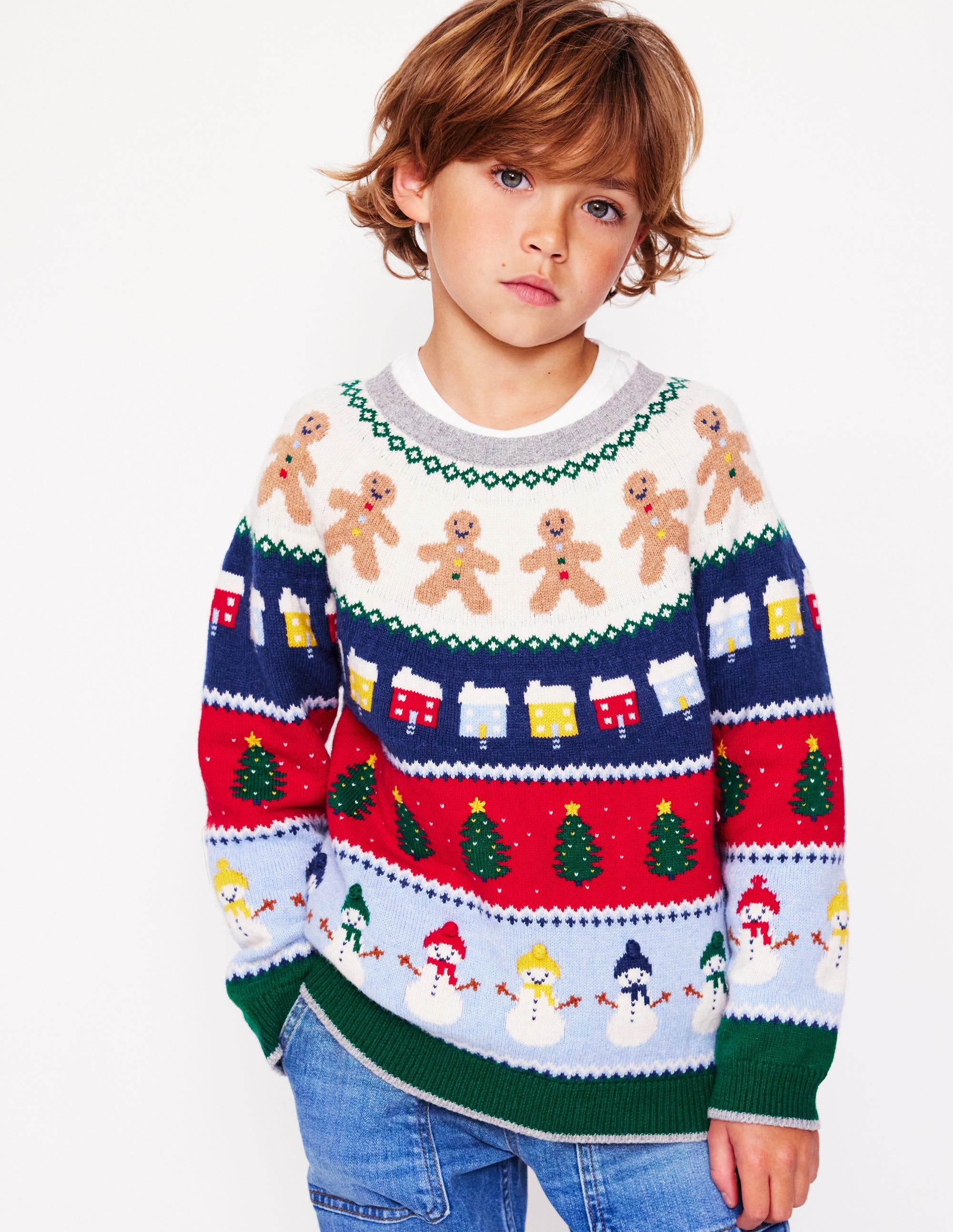 Fair Isle Sweater-All Over Christmas - Image 1