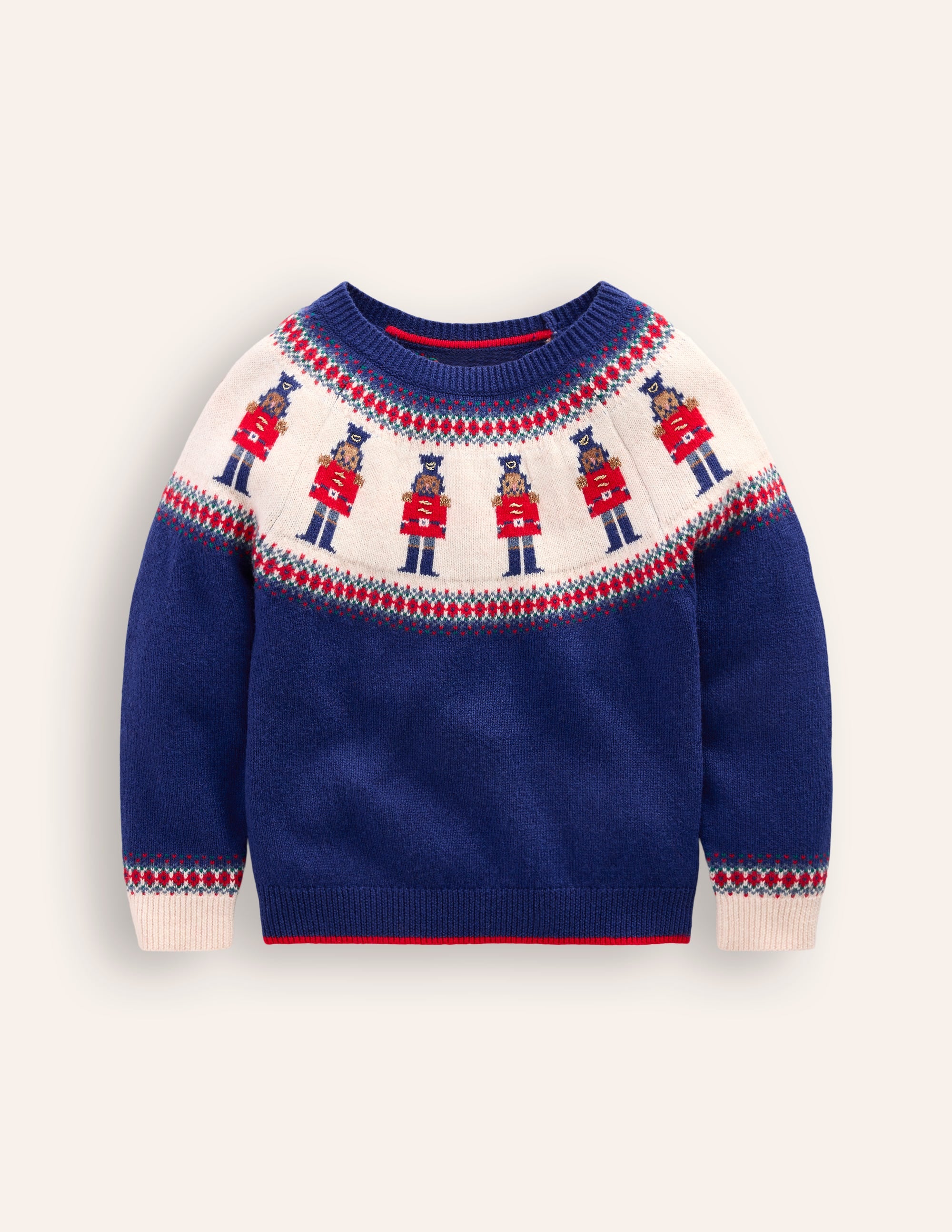 Fair Isle Sweater-Navy Nutcrackers - Image 2