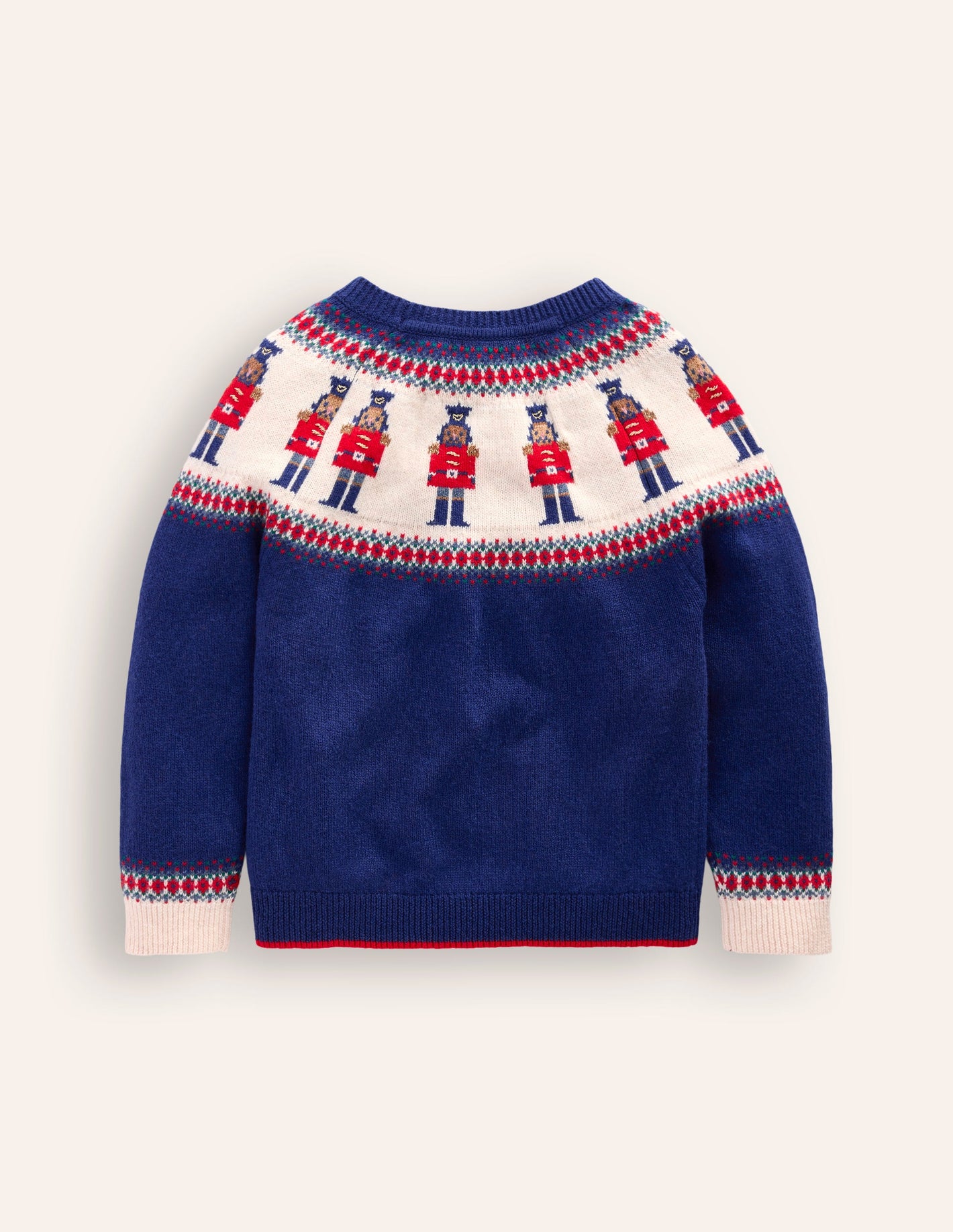 Fair Isle Sweater-Navy Nutcrackers