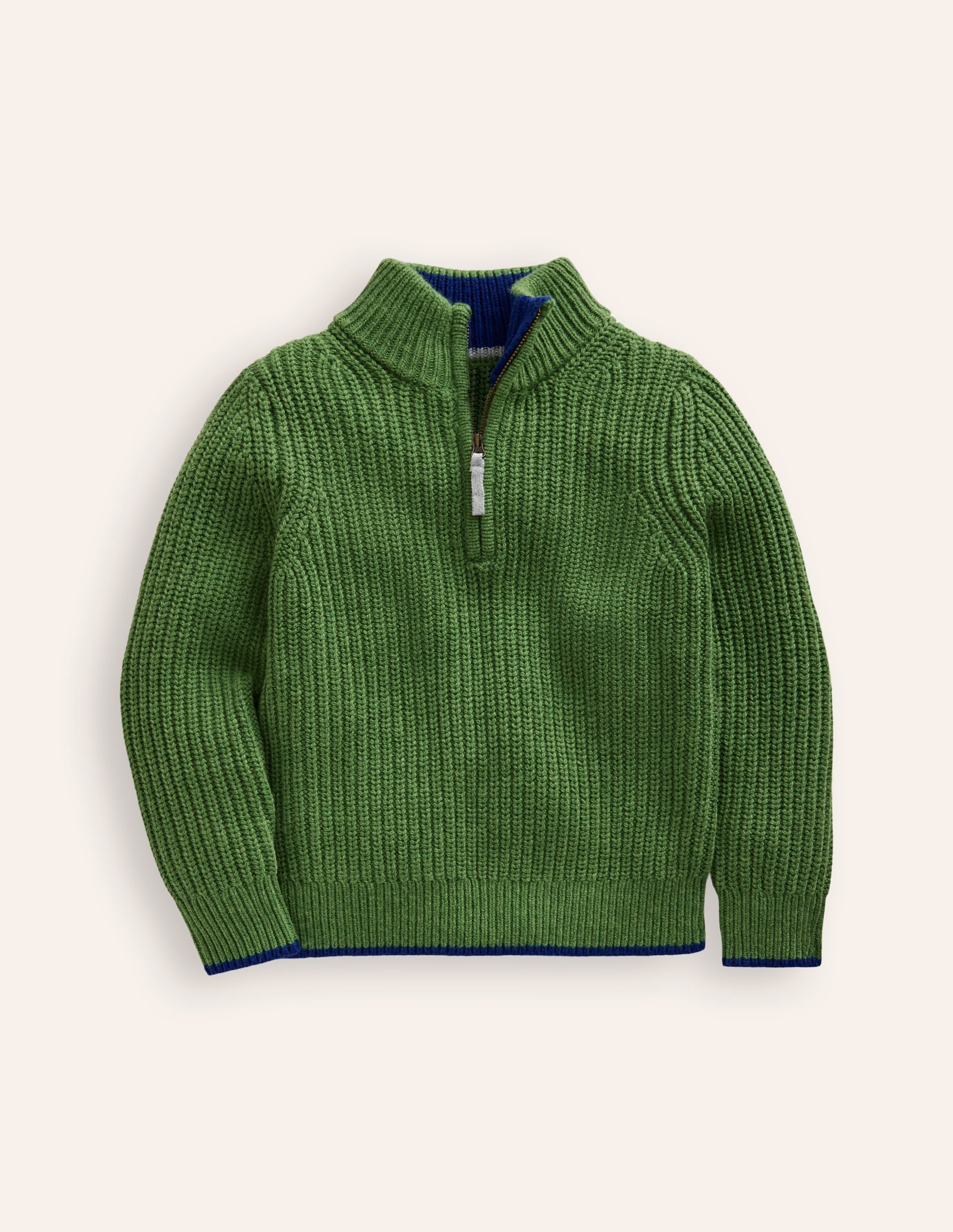 Heritage Half-Zip Sweater-Iguana Green - Image 1