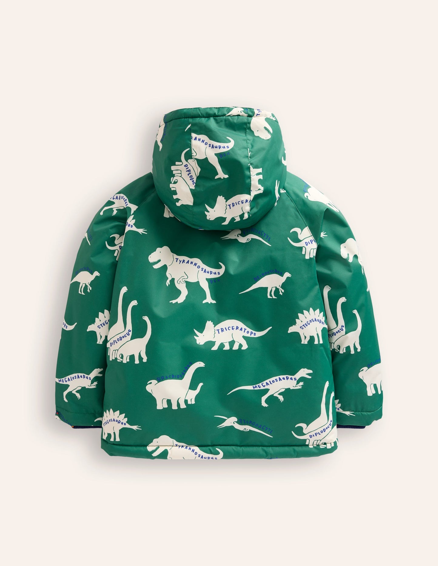 Sherpa Lined Parka-Spruce Green Dino