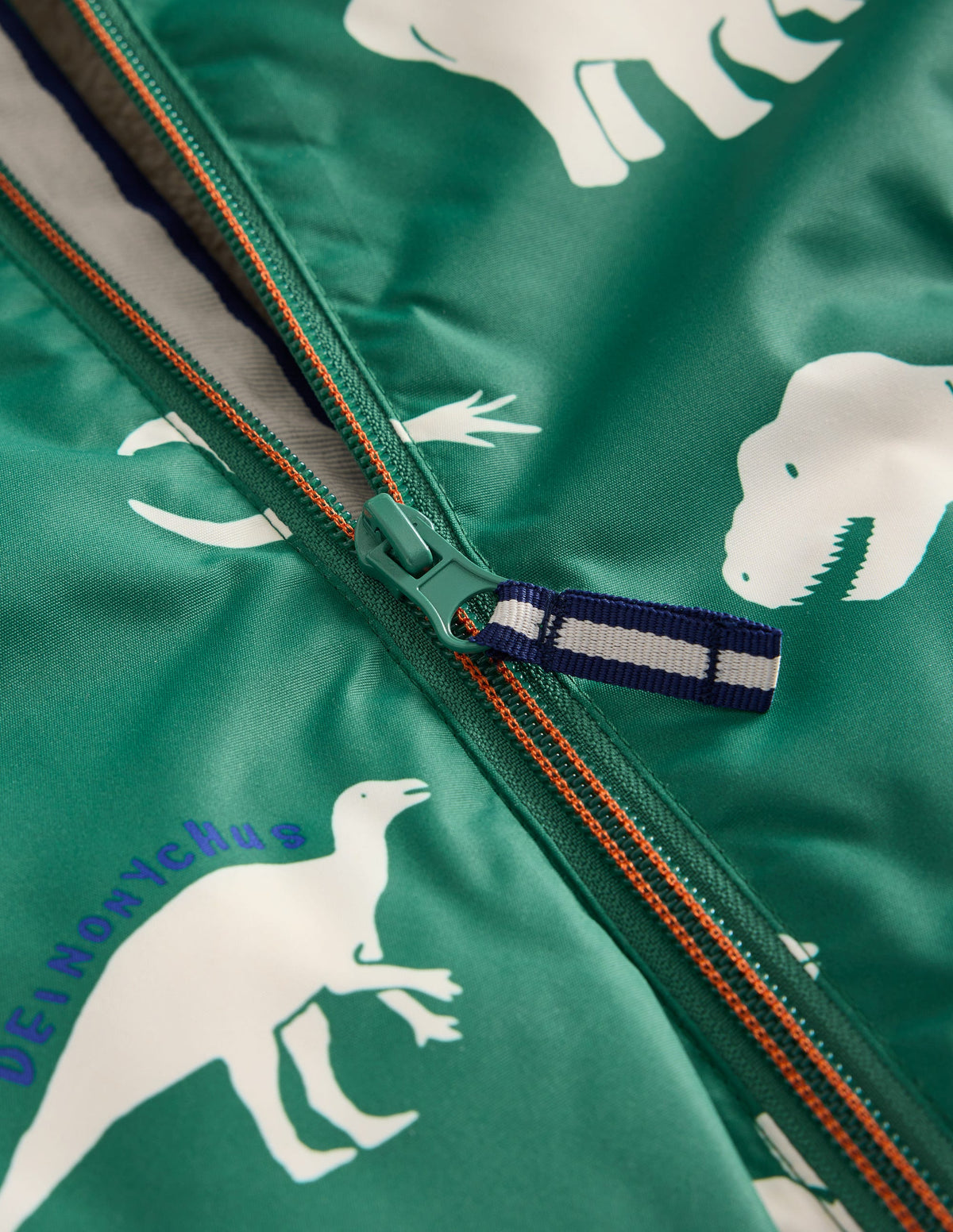 Sherpa Lined Parka-Spruce Green Dino - Image 3