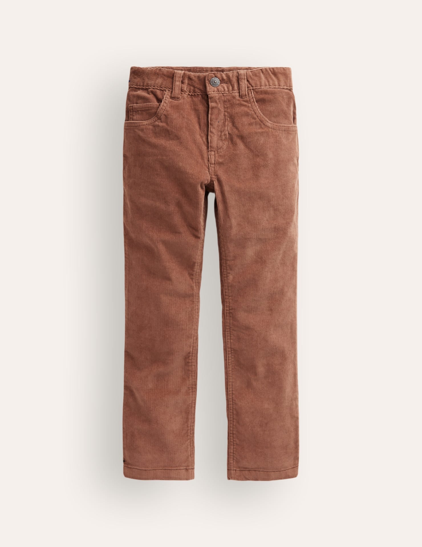 Classic Slim Cord Pants-Chestnut - Image 1