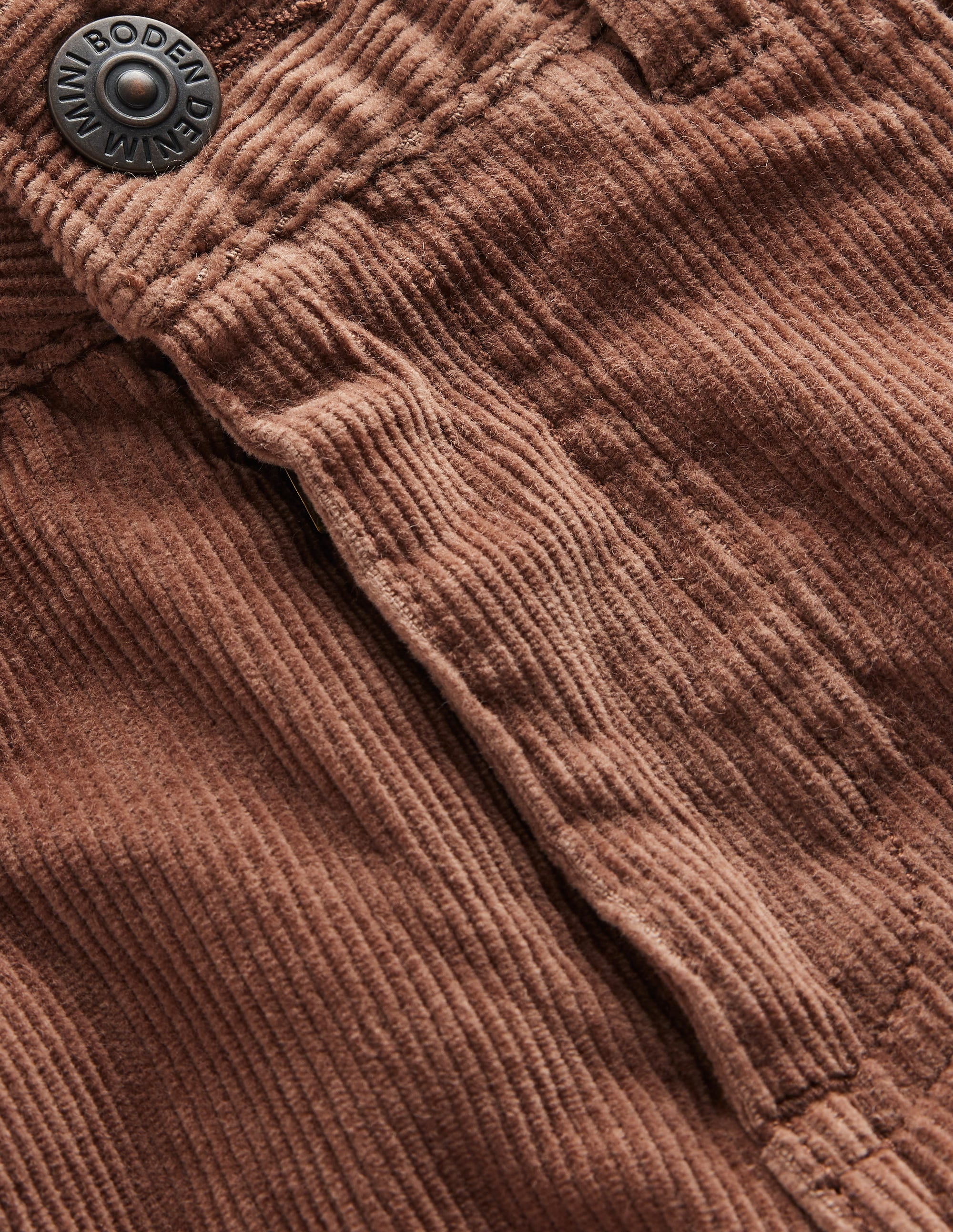 Classic Slim Cord Pants-Chestnut - Image 3