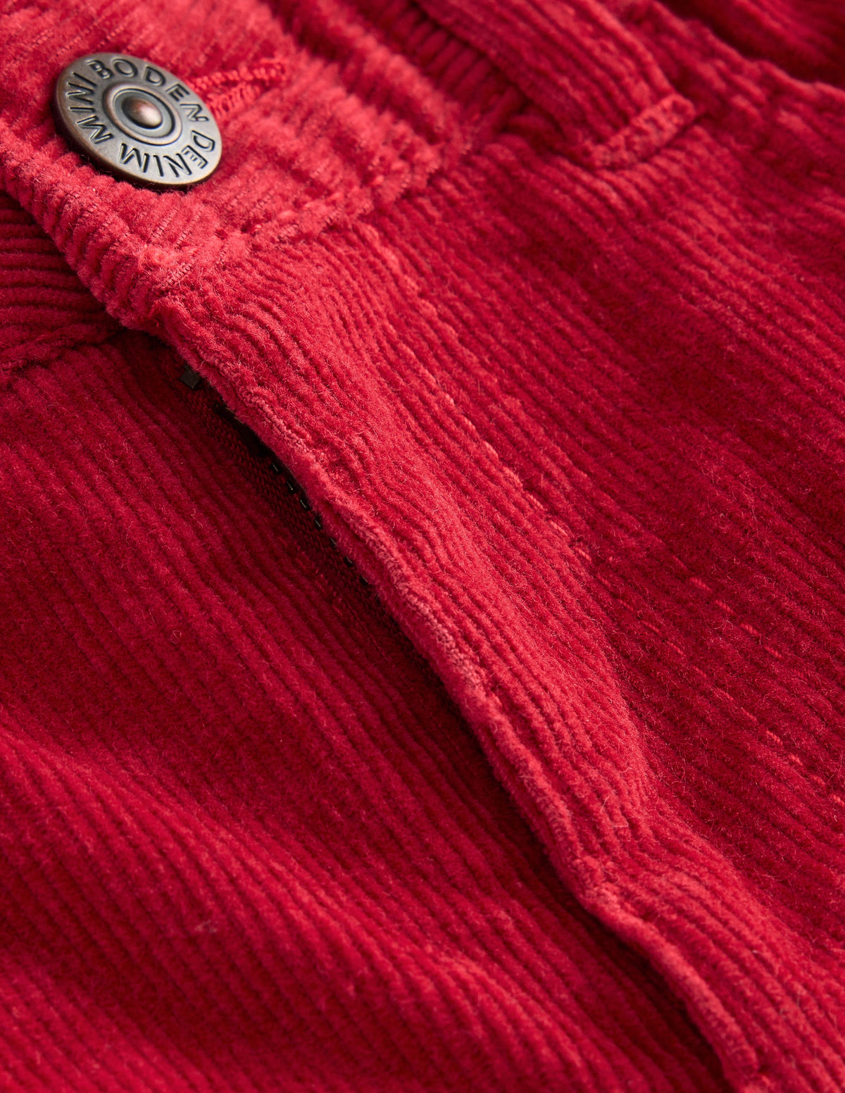 Classic Slim Cord Pants-Rockabilly Red - Image 3