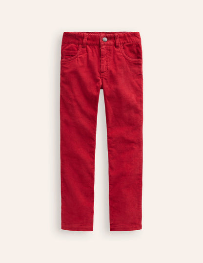 Classic Cord Pants-Rockabilly Red