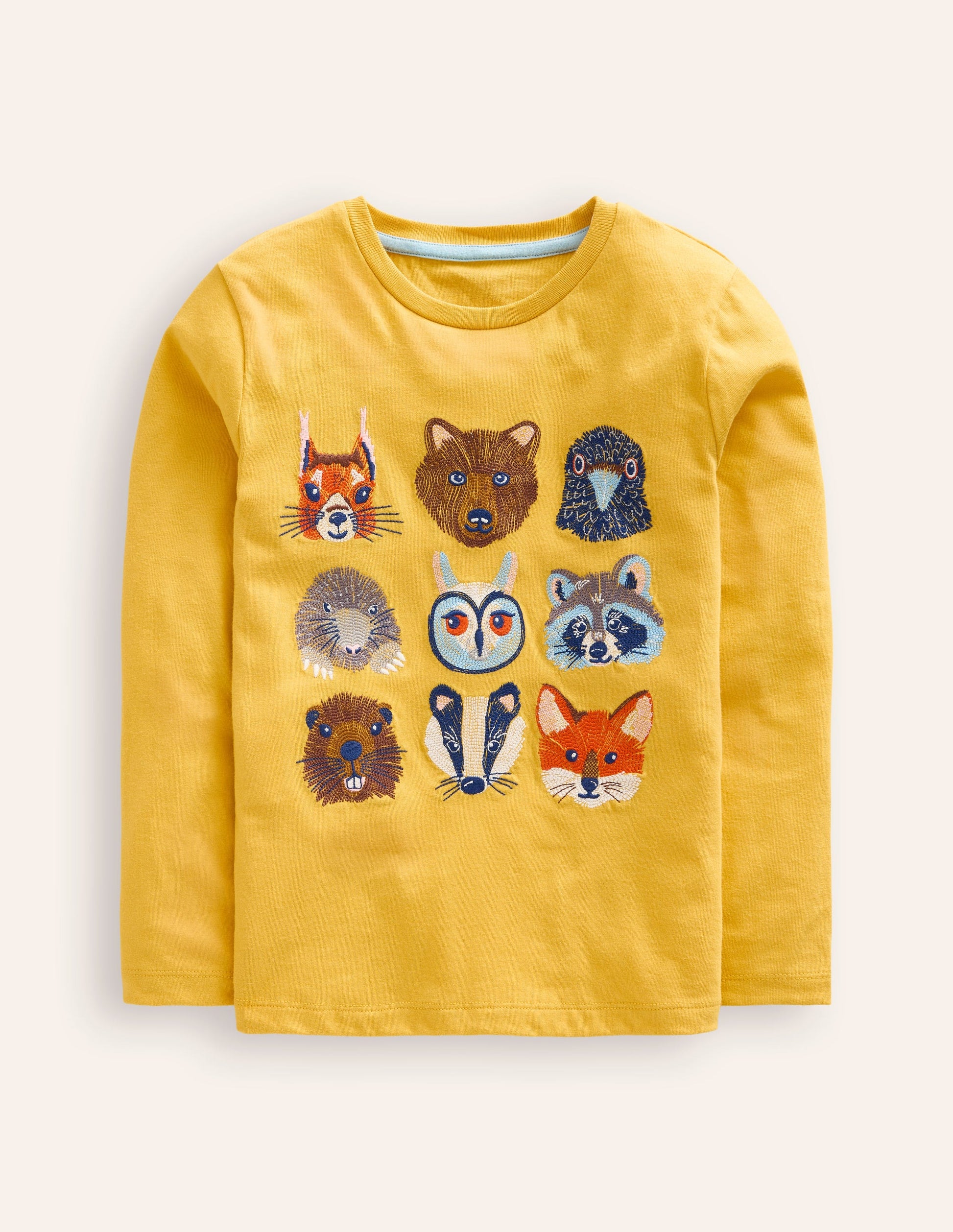 Fun Superstitch Grid T-shirt-Honeycomb Yellow-1