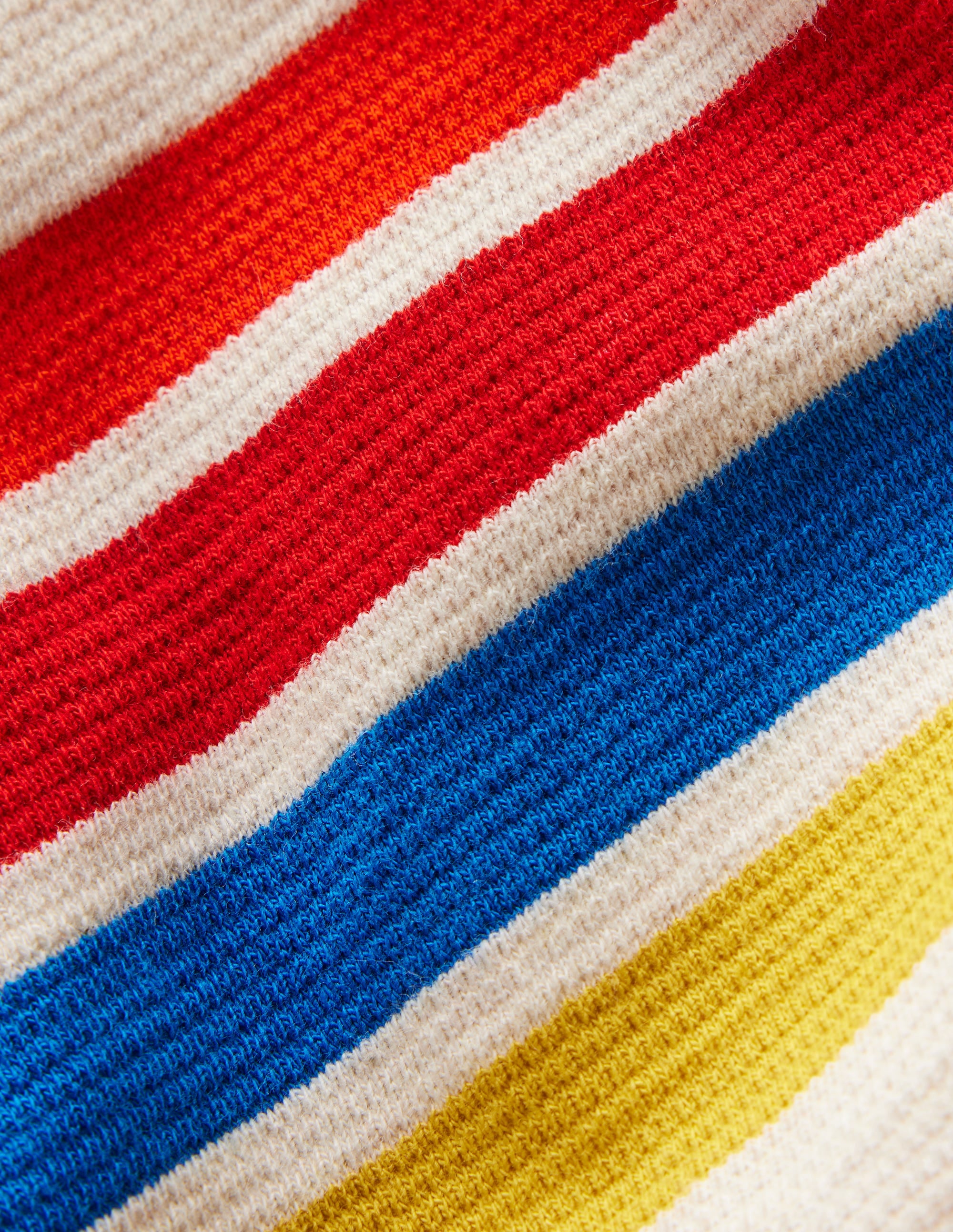 Textured T-Shirt-Oatmeal Marl Chest Stripe - Image 3