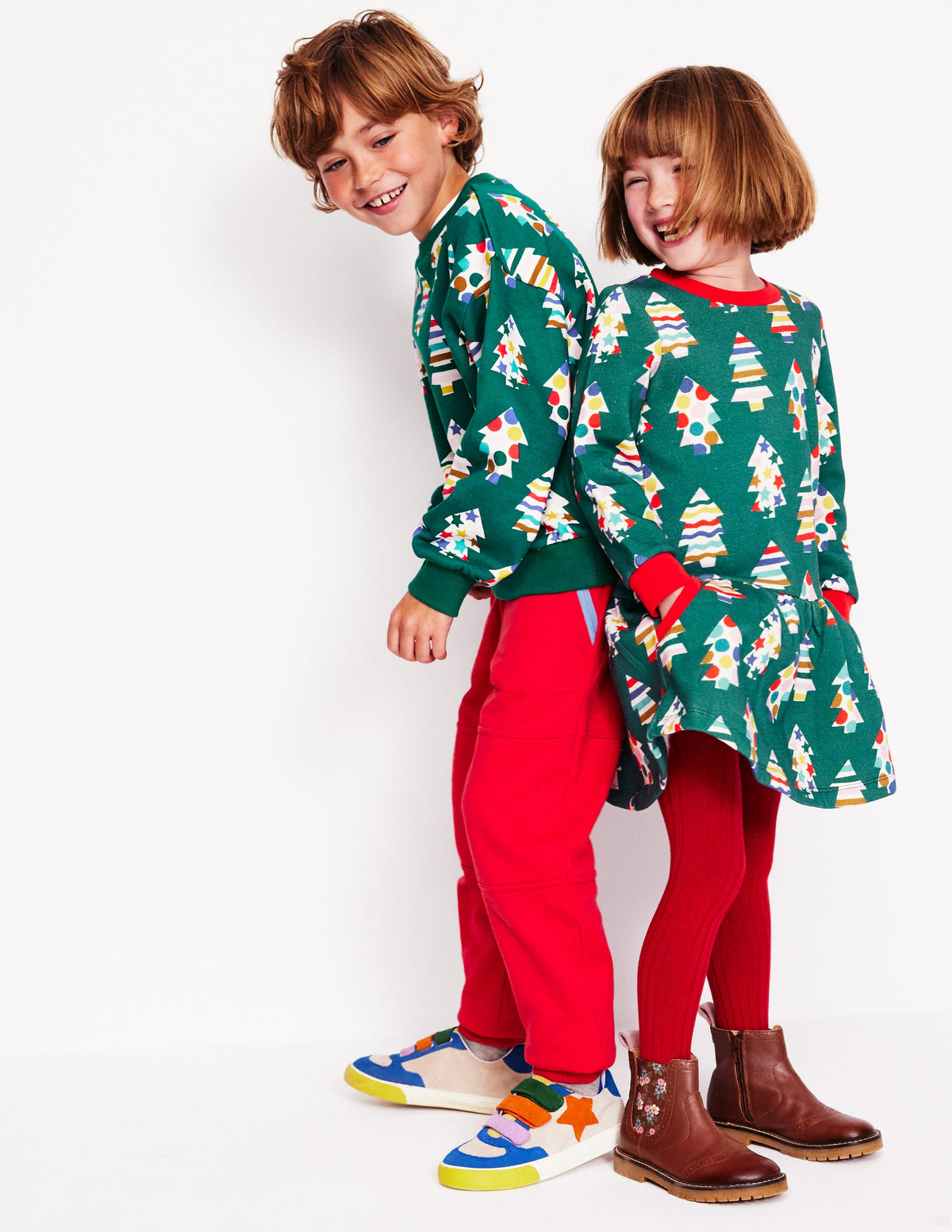 Printed Sweatshirt-Christmas Tree - Image 5