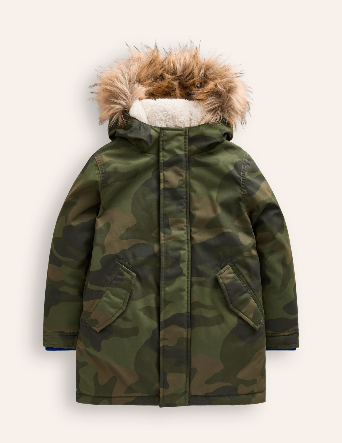 Authentic Waterproof Parka-Tonal Green Camo - Image 1