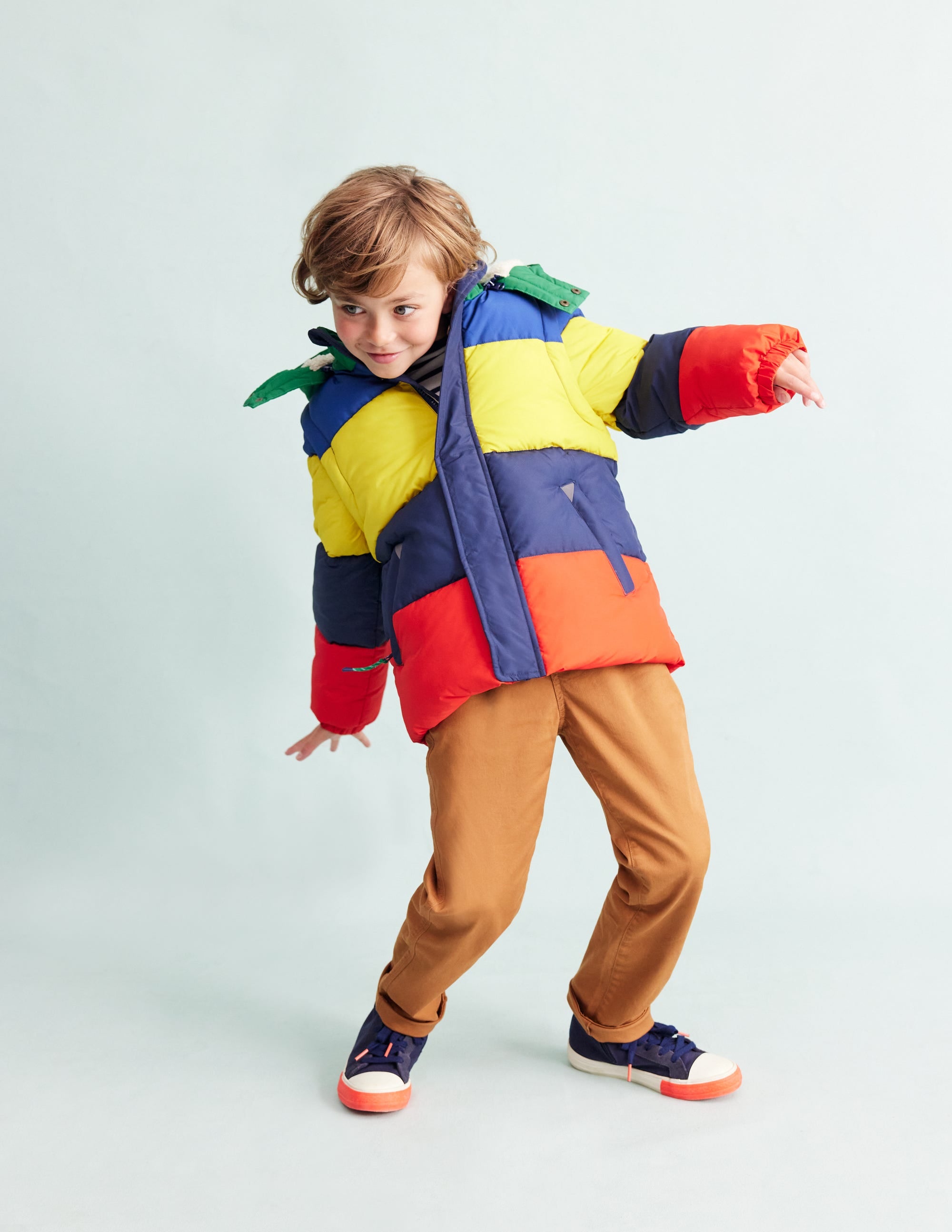 2-in-1 Puffer Coat-Multi Stripe - Image 6