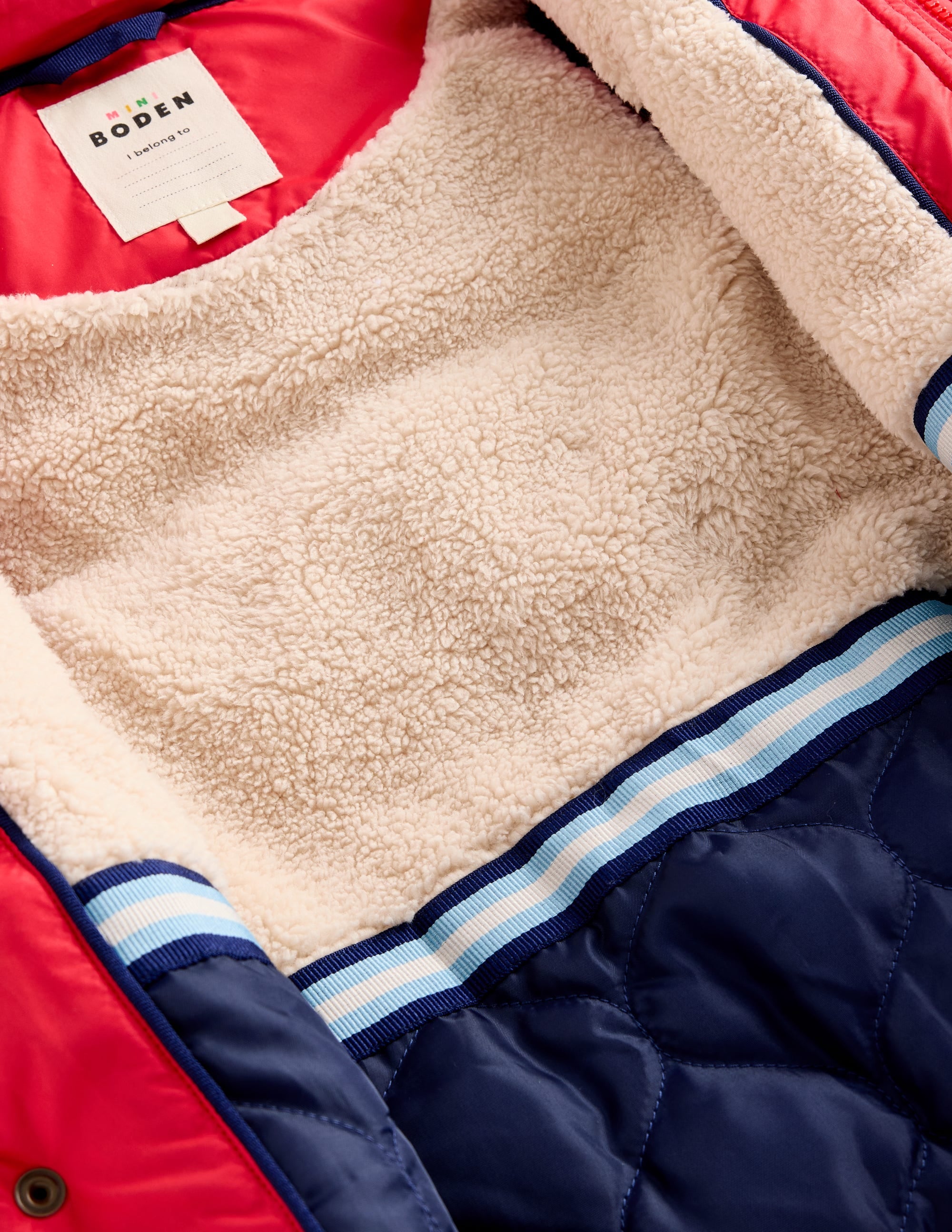 2-in-1 Puffer Coat-Poppy Red - Image 4