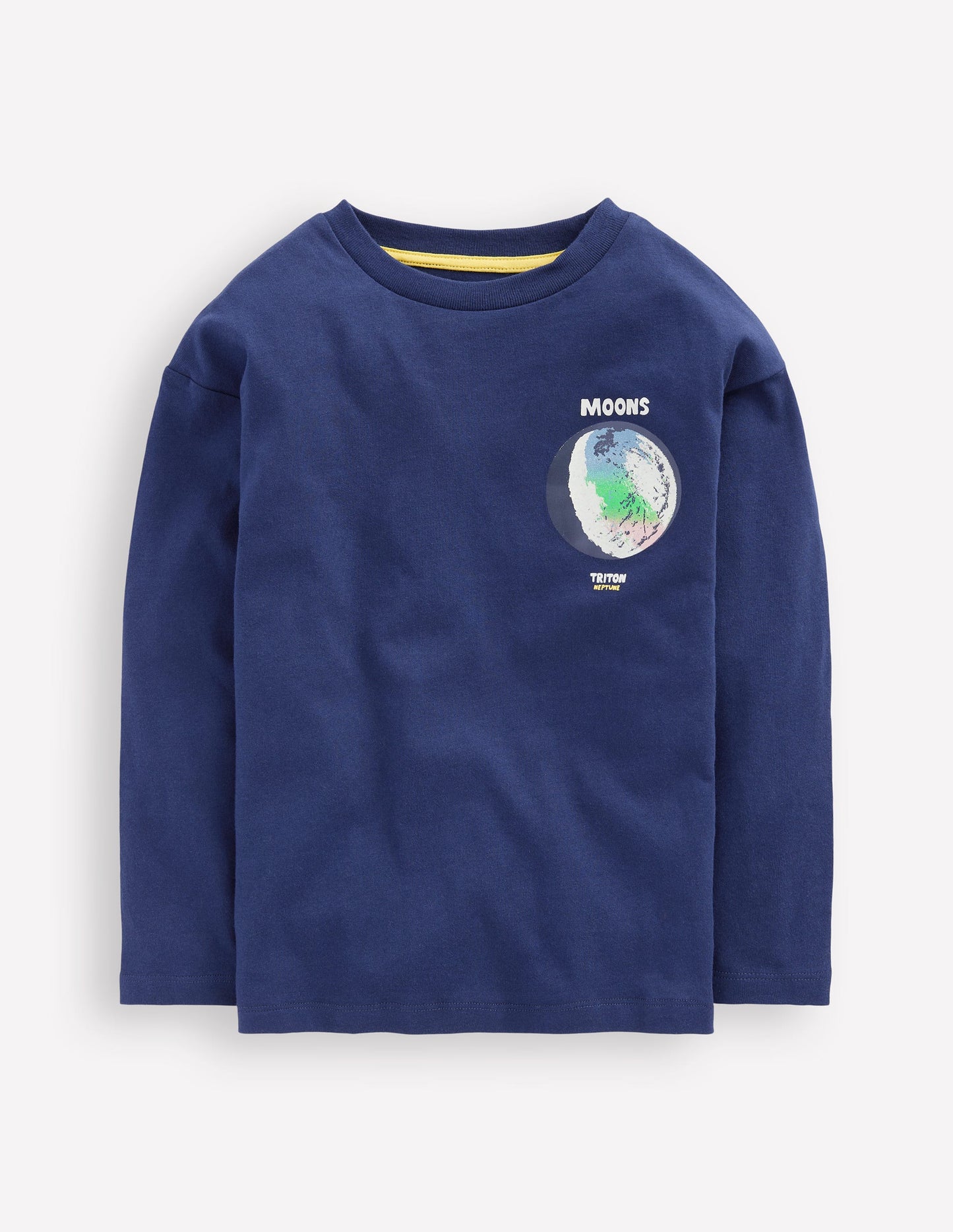 Educational T-Shirt-College Navy Planets