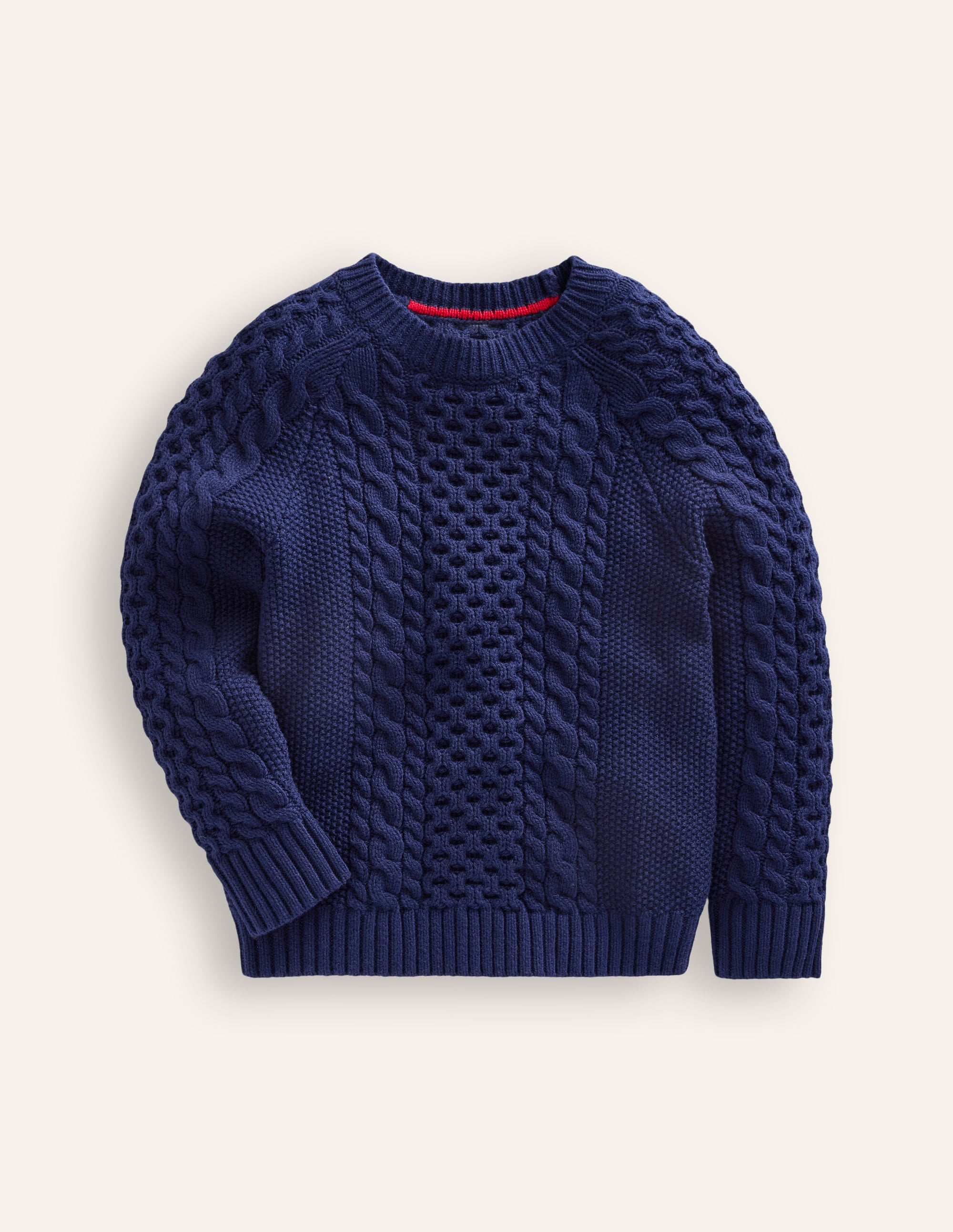 Heritage Cable Sweater-College Navy - Image 1