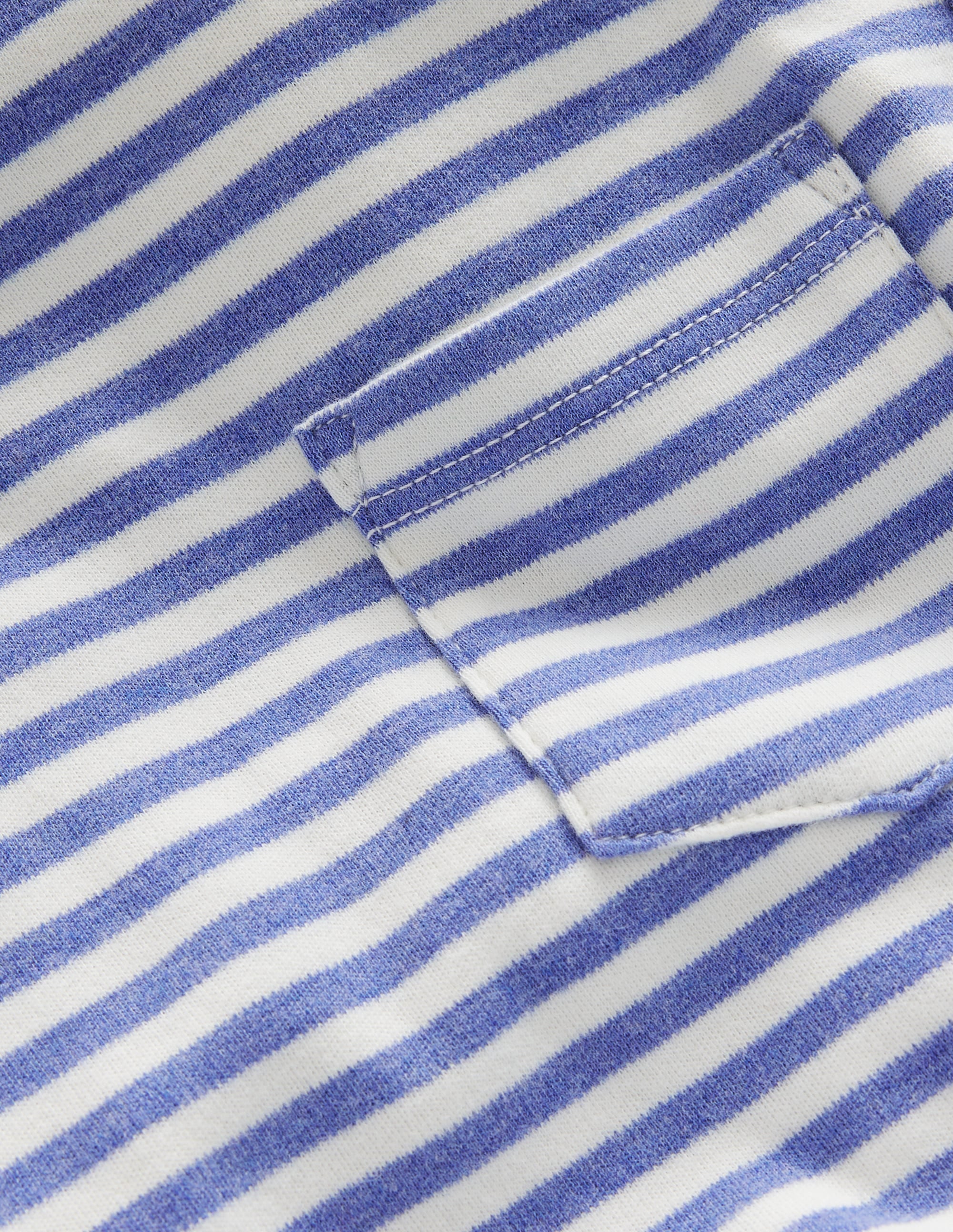 Cosy Striped Top-Ivory/Bluejay - Image 3
