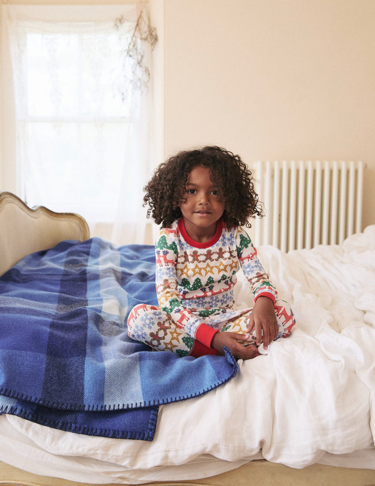Snug Long John Pajamas-Gingerbread Fair Isle - Image 4