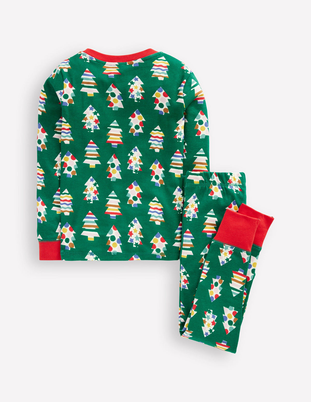 Snug Glow-In-The-Dark Pajamas-Christmas Trees - Image 2