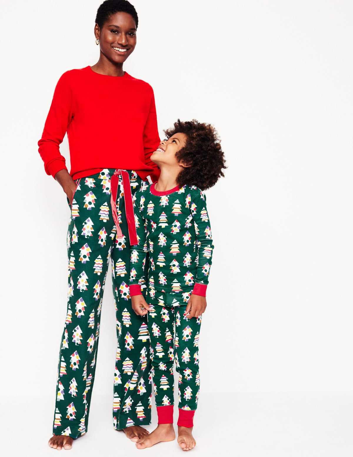 Snug Glow-In-The-Dark Pajamas-Christmas Trees - Image 6