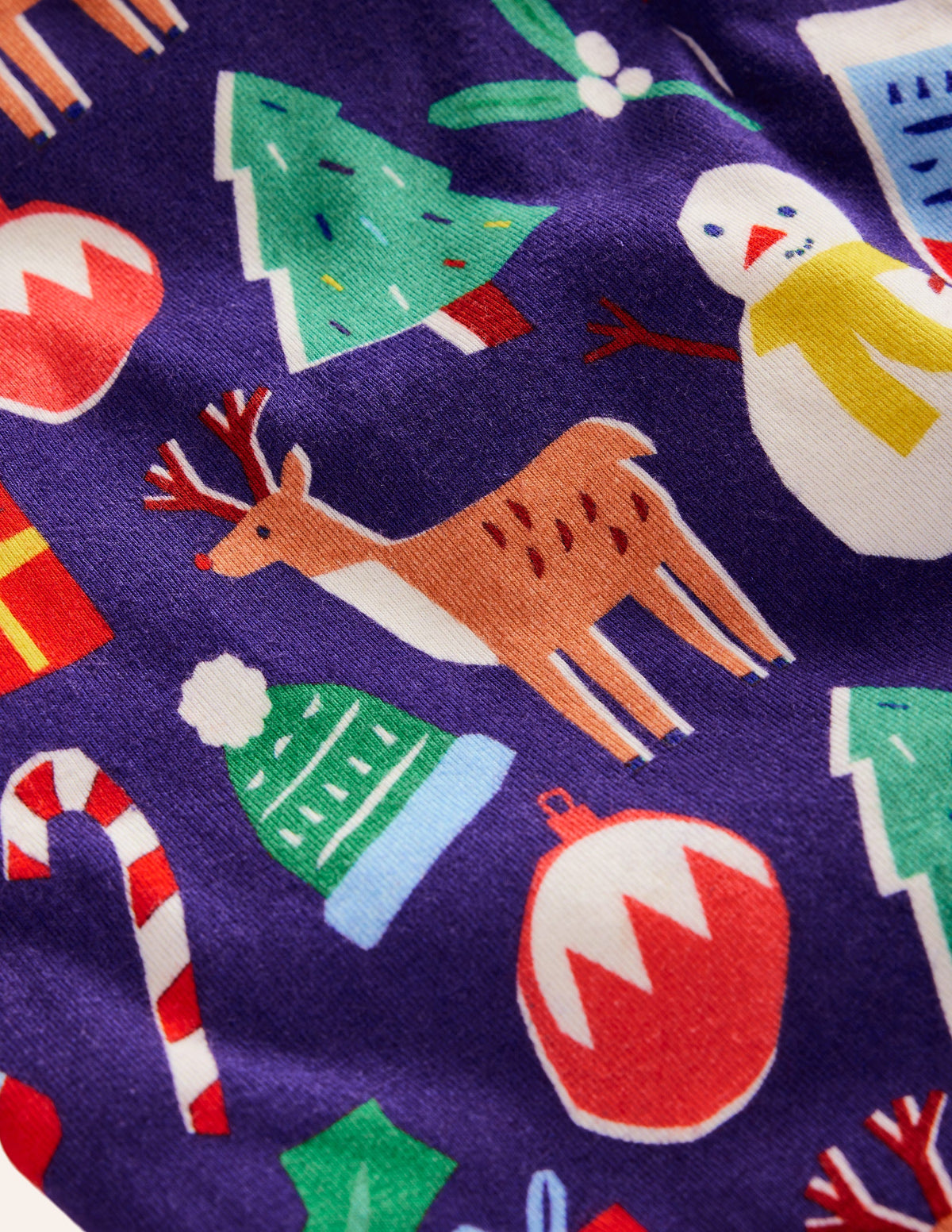 Snug Twin Pack Pajamas-Christmas Presents and Stripe - Image 3