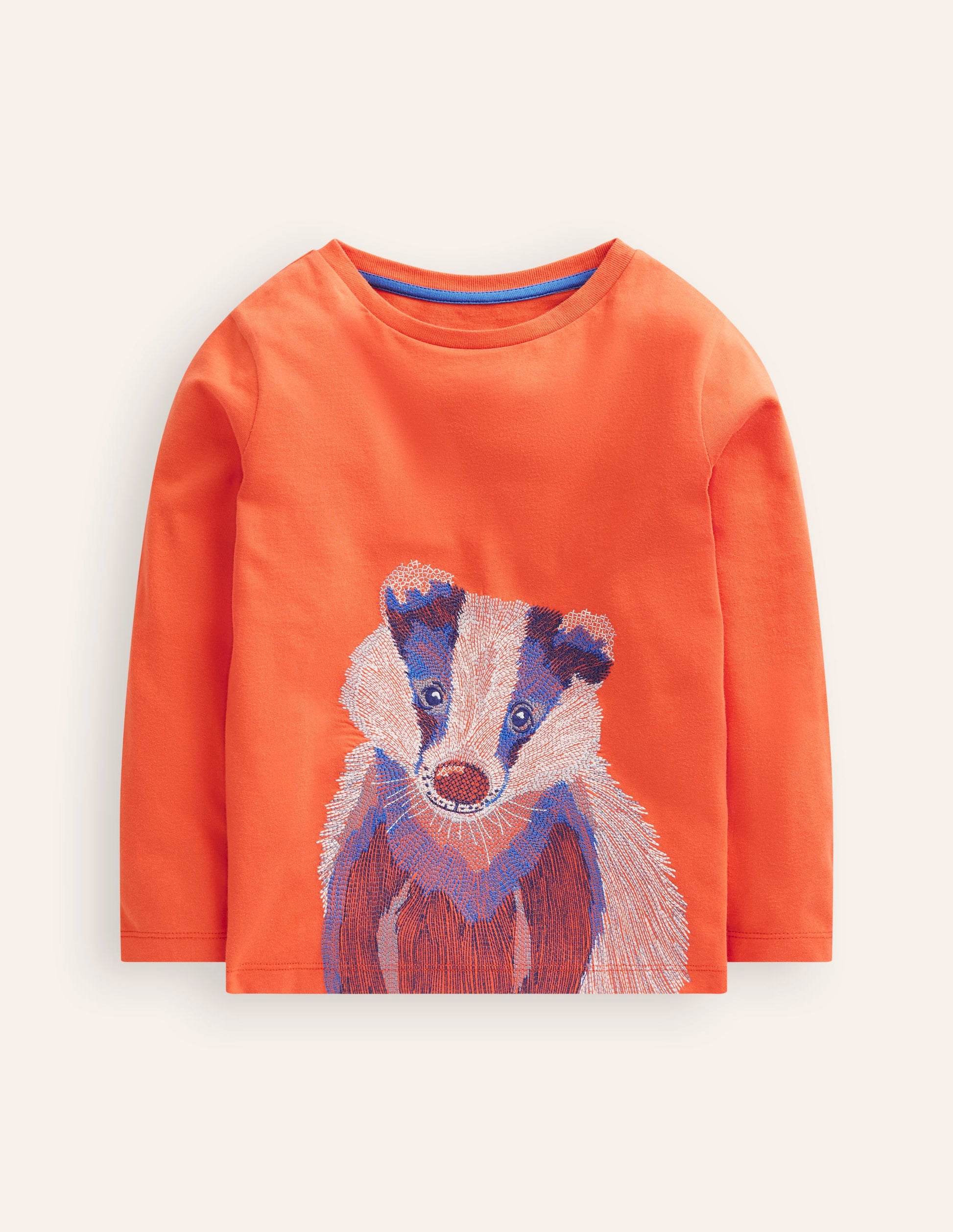 Superstitch T-shirt-Terracotta Orange Badger-4