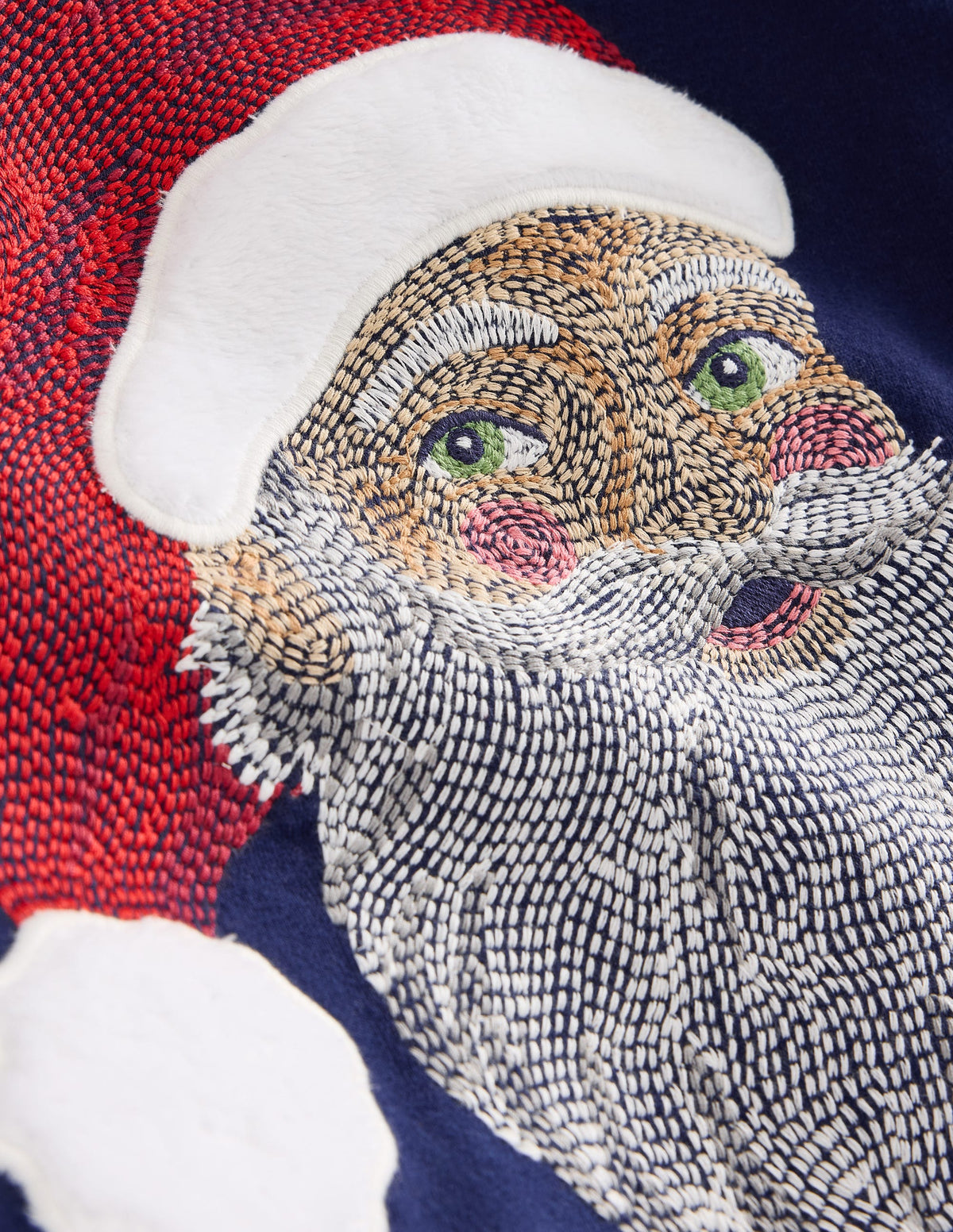 Superstitch T-shirt-College Navy Santa - Image 3